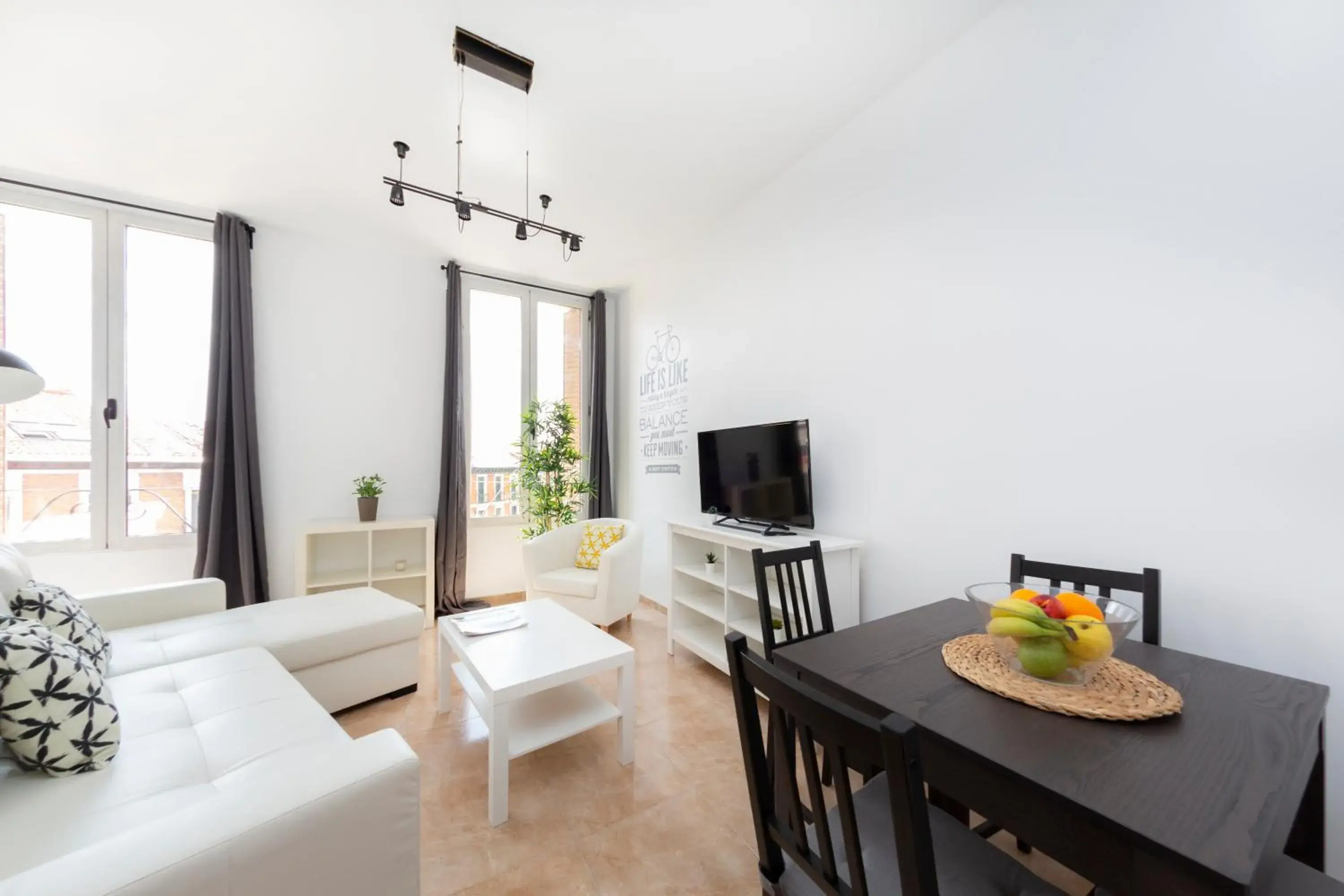 Living room in Boutique Apartments in the Heart of Madrid Living room in Boutique Apartments in the Heart of Madrid