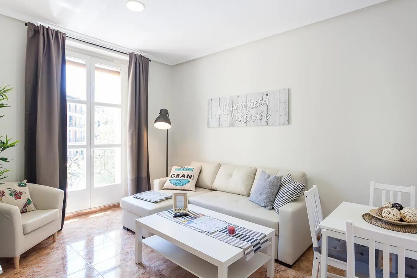 Living room in Boutique Apartments in the Heart of Madrid