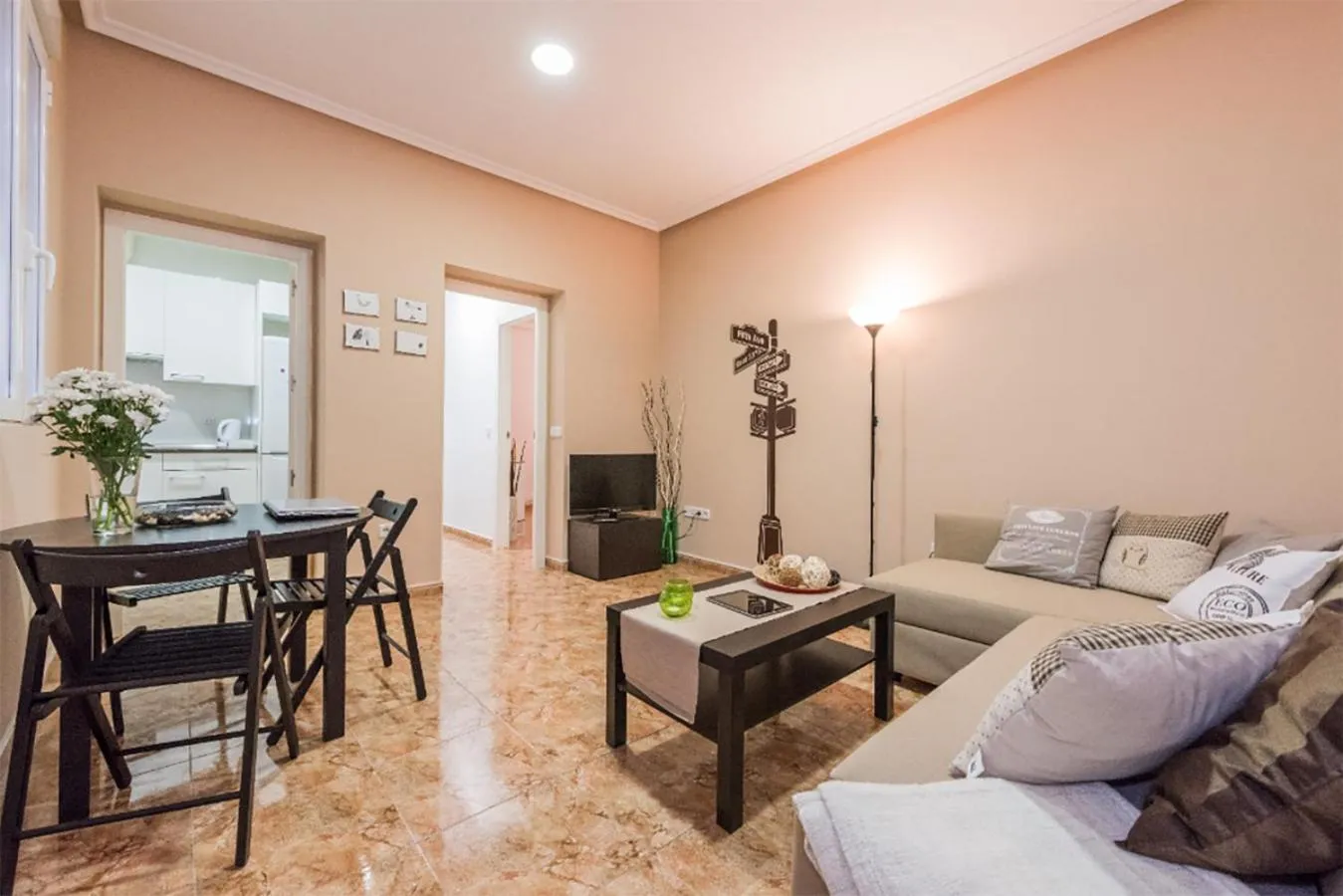 Living room in Boutique Apartments in the Heart of Madrid