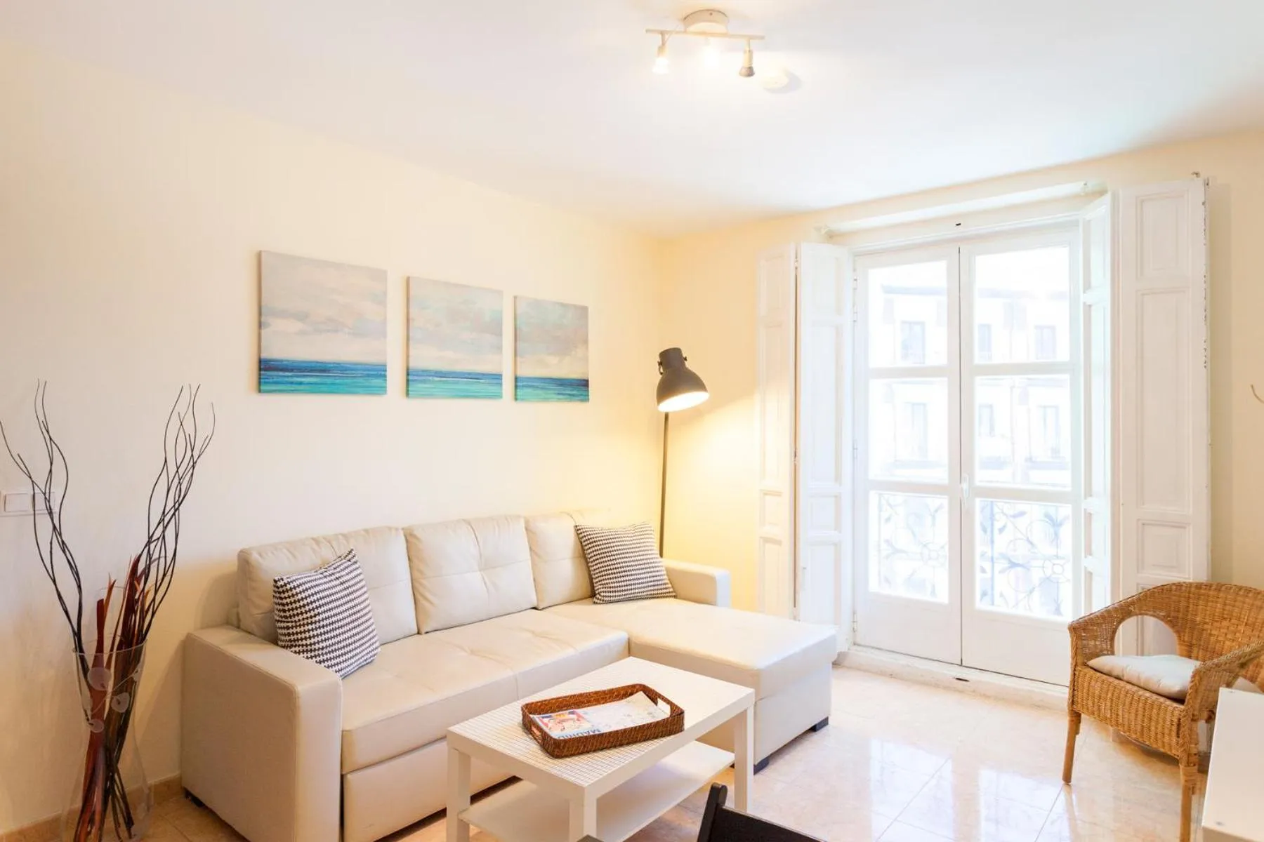 Living room in Boutique Apartments in the Heart of Madrid