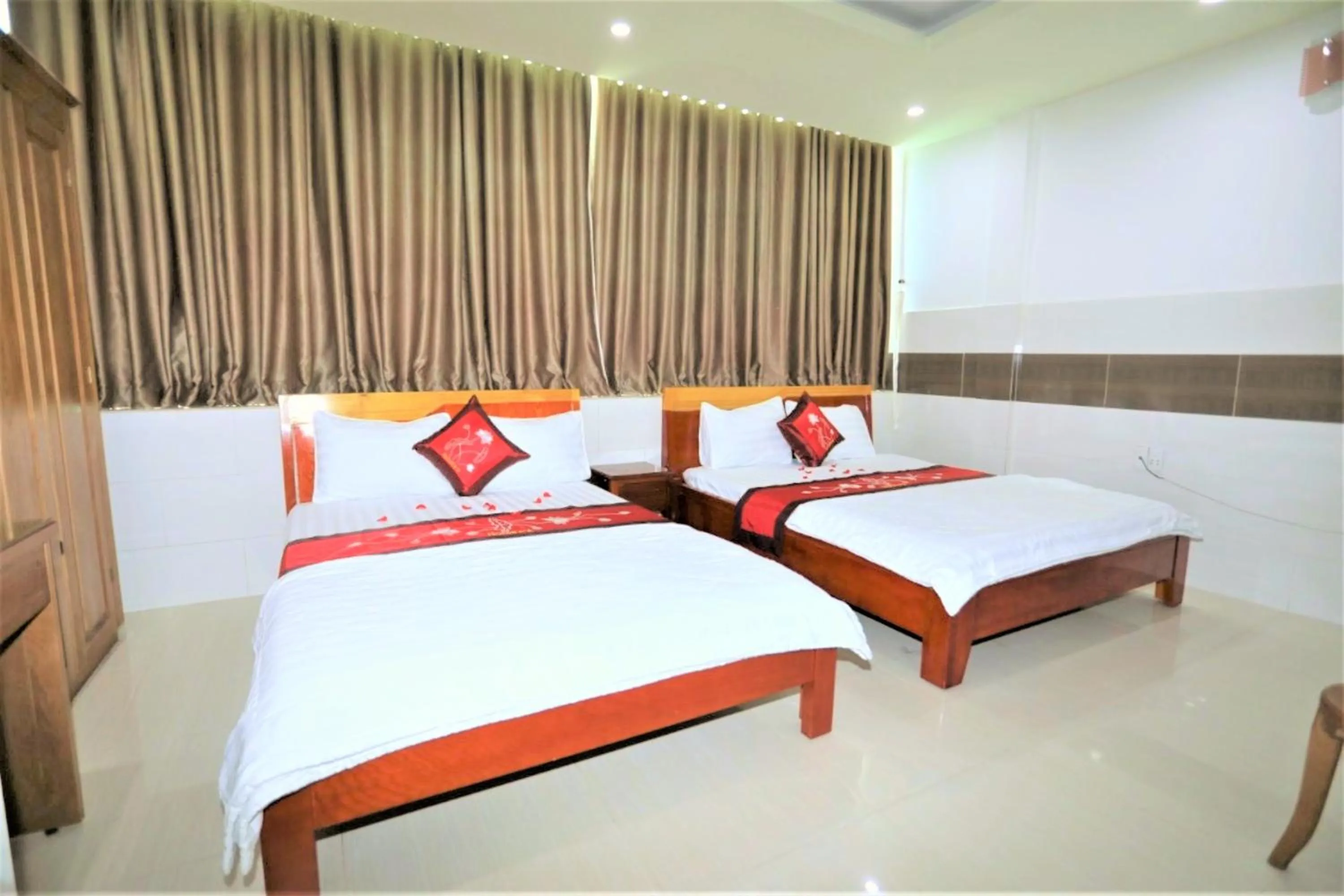 Bed in Dai An Go Vap Hotel