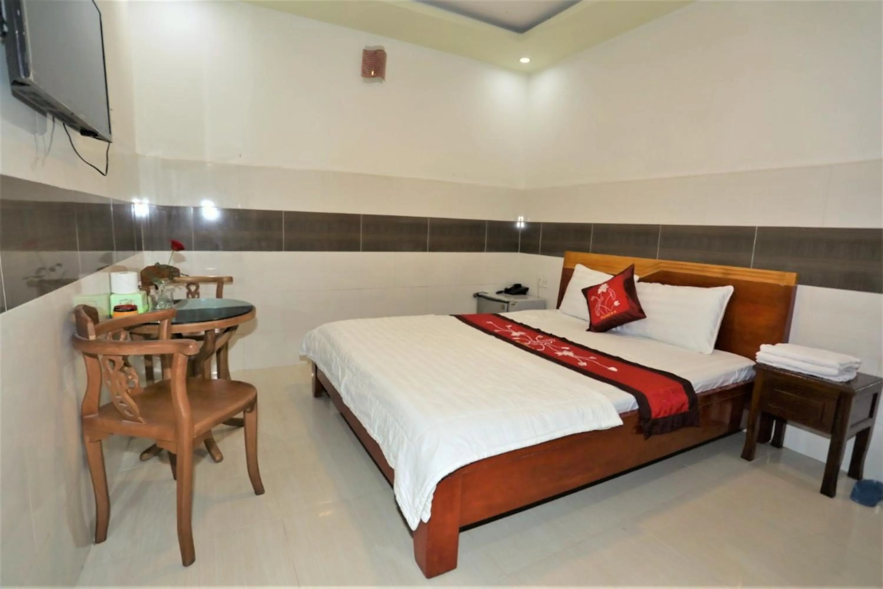 Bed in Dai An Go Vap Hotel