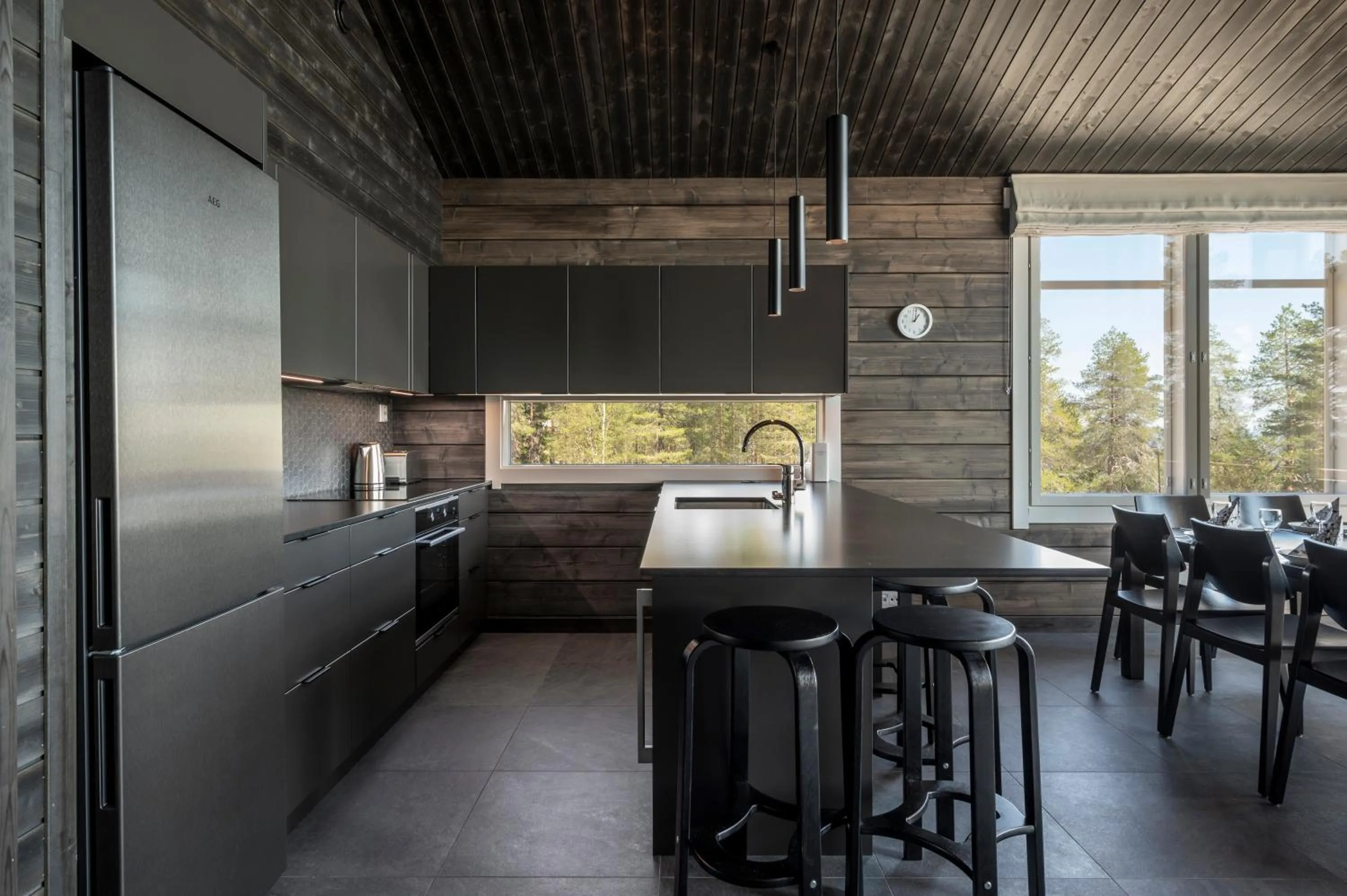 Kitchen or kitchenette in Ski-Inn PyhäLinna