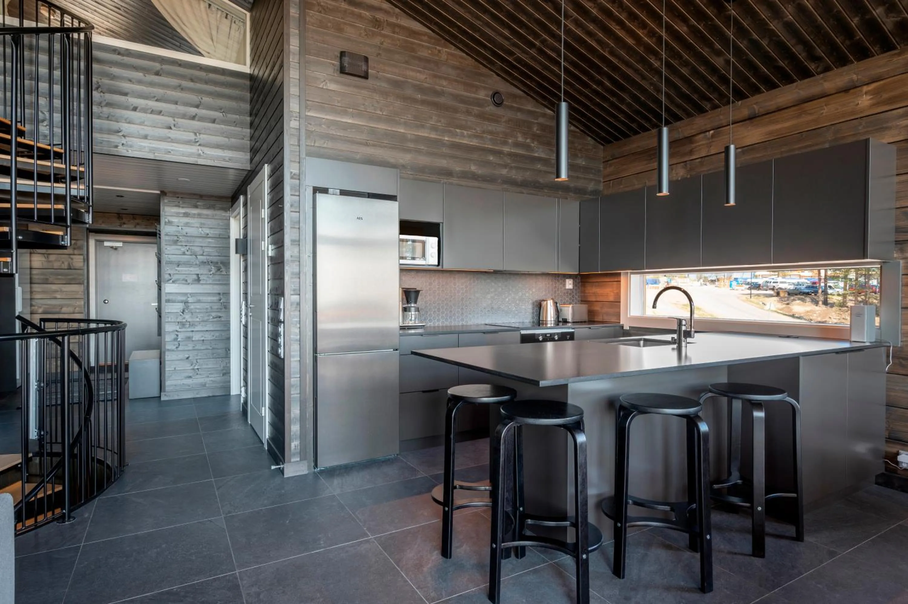 Kitchen or kitchenette in Ski-Inn PyhäLinna