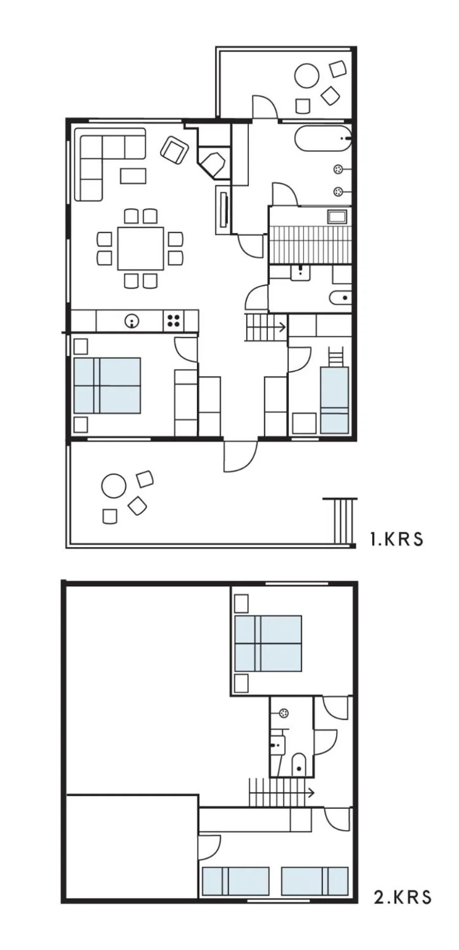 Floor plan in Ski-Inn PyhäLinna