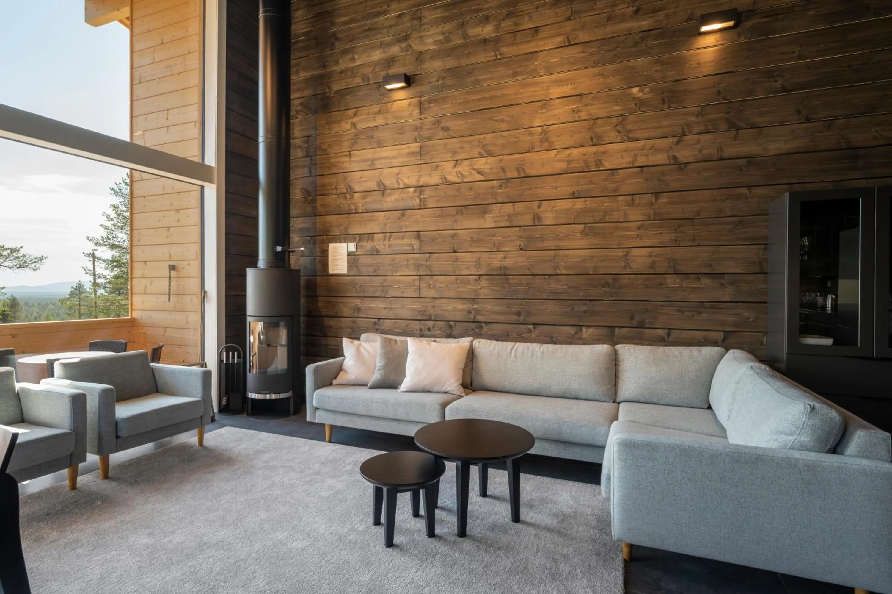 Living room in Ski-Inn PyhäLinna