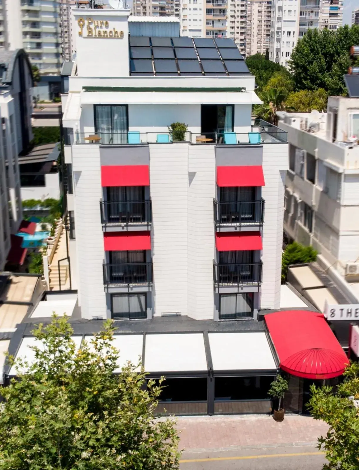 Property building in Pure Blanche Hotel Property building in Pure Blanche Hotel