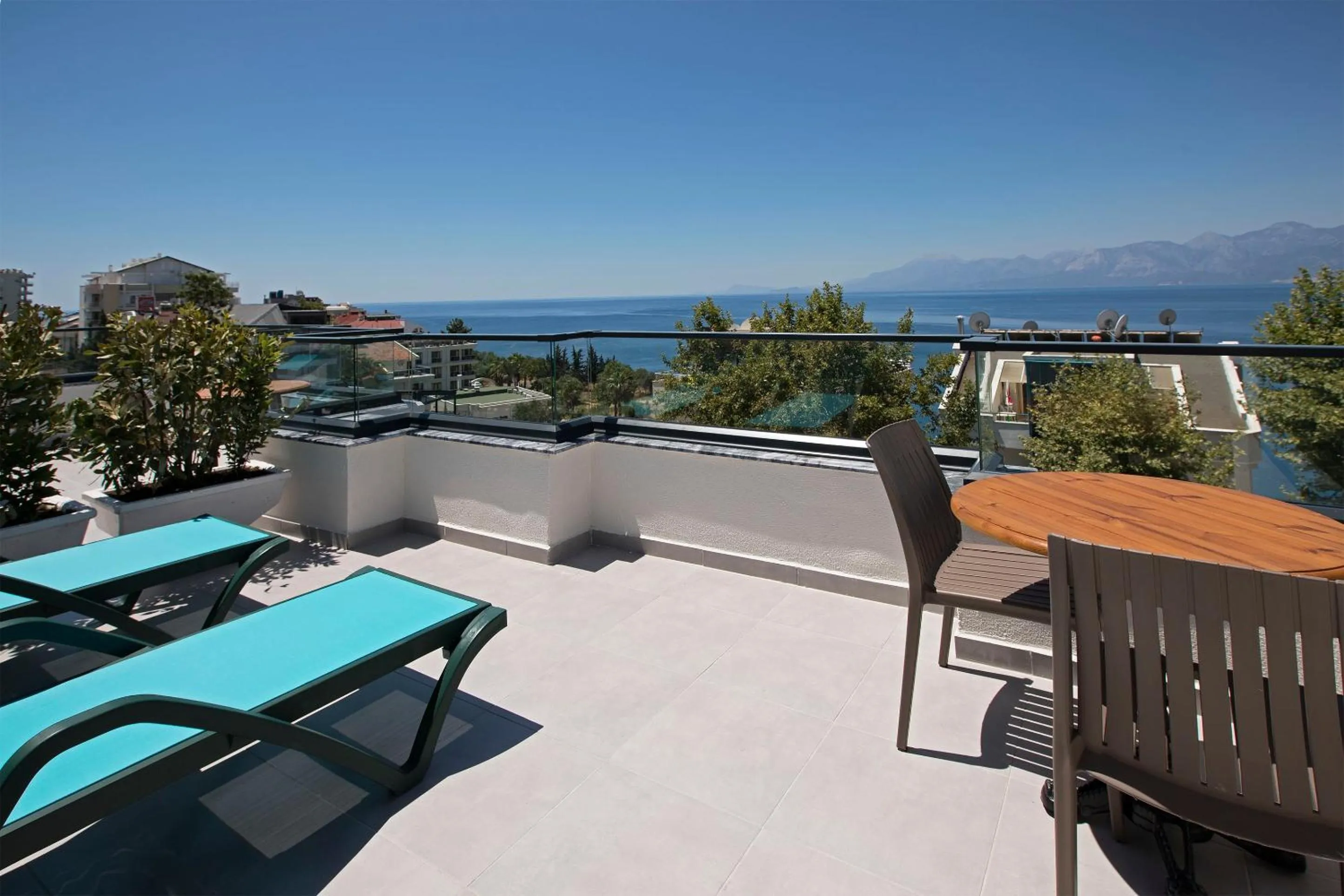 Balcony/Terrace in Pure Blanche Hotel