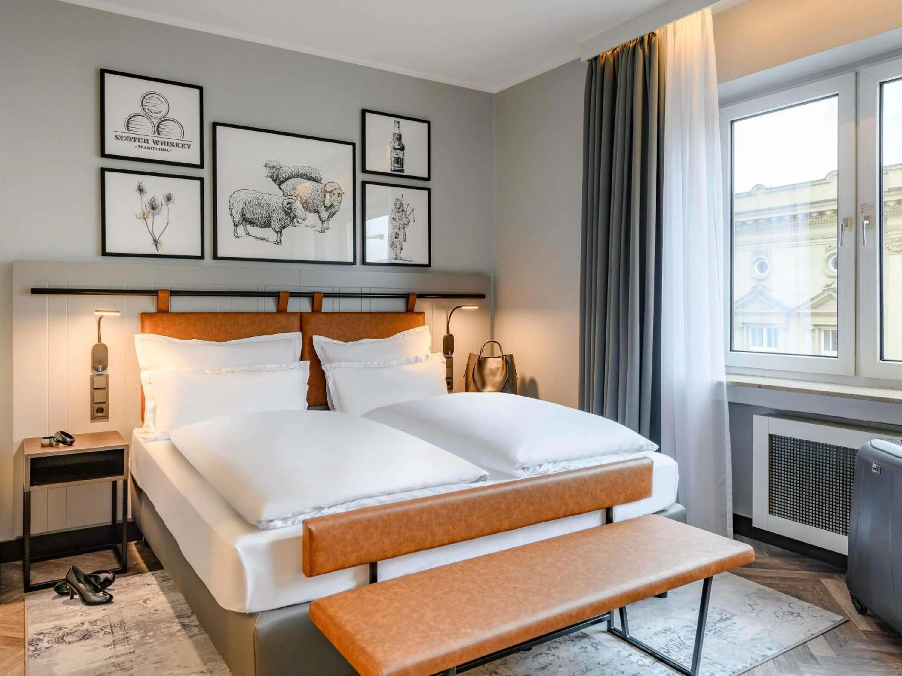 Bedroom, Bed in Mercure Hotel Dortmund Centrum