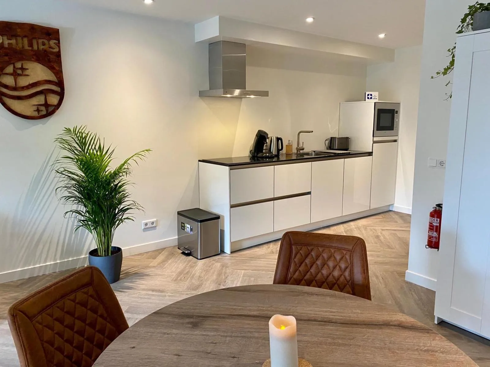 Kitchen or kitchenette in Spacious 65m2 Apartment in the Centre of Eindhoven - R65B