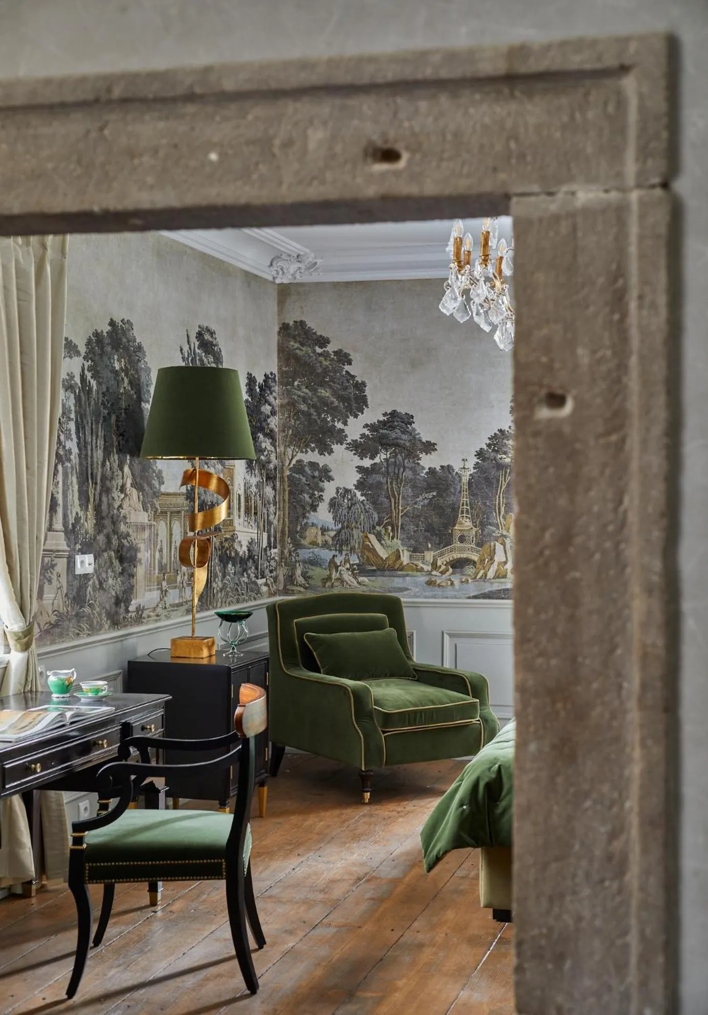 Seating area in Zamek Sarny - Schloss Scharfeneck