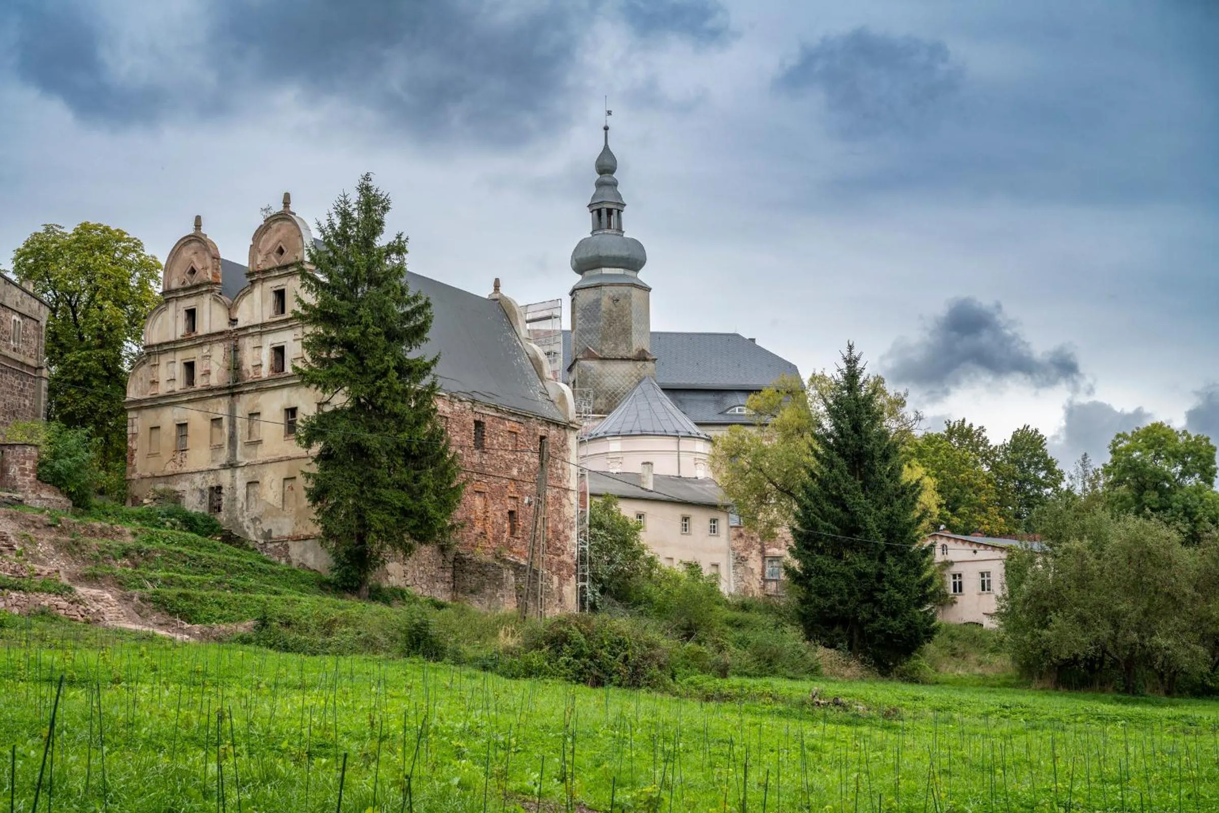 Landmark view in Zamek Sarny - Schloss Scharfeneck