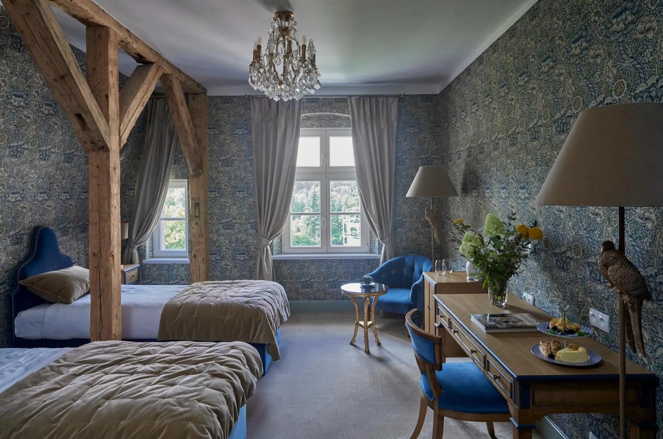 Bedroom in Zamek Sarny - Schloss Scharfeneck