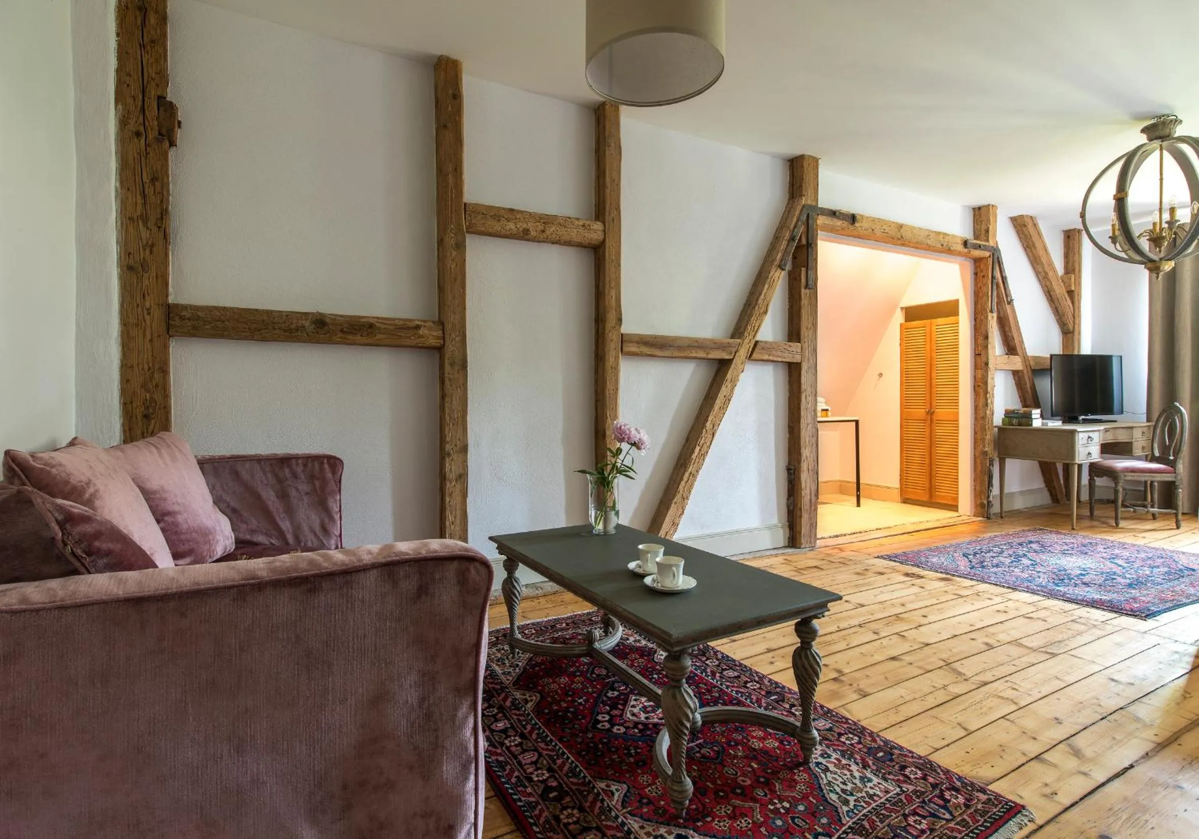 Seating area in Zamek Sarny - Schloss Scharfeneck