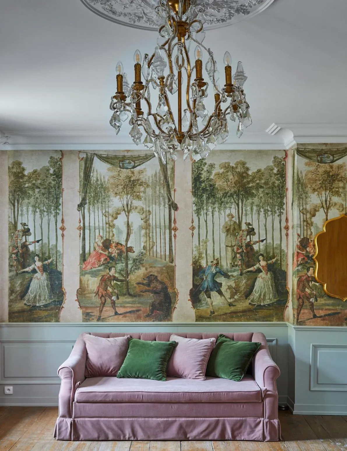 Seating area in Zamek Sarny - Schloss Scharfeneck