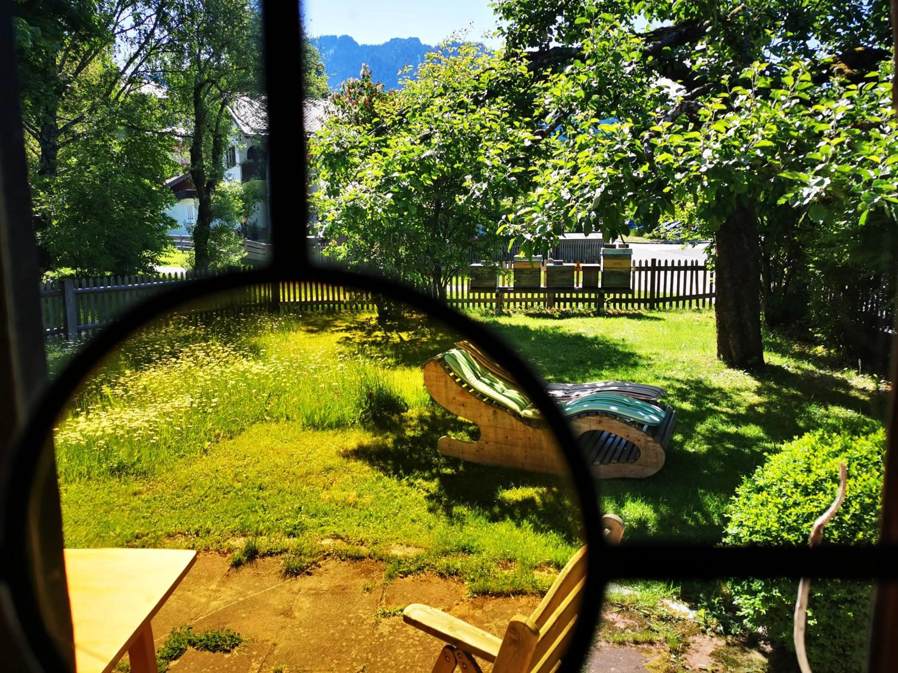 Garden in Gästehaus Neu am Passionstheater