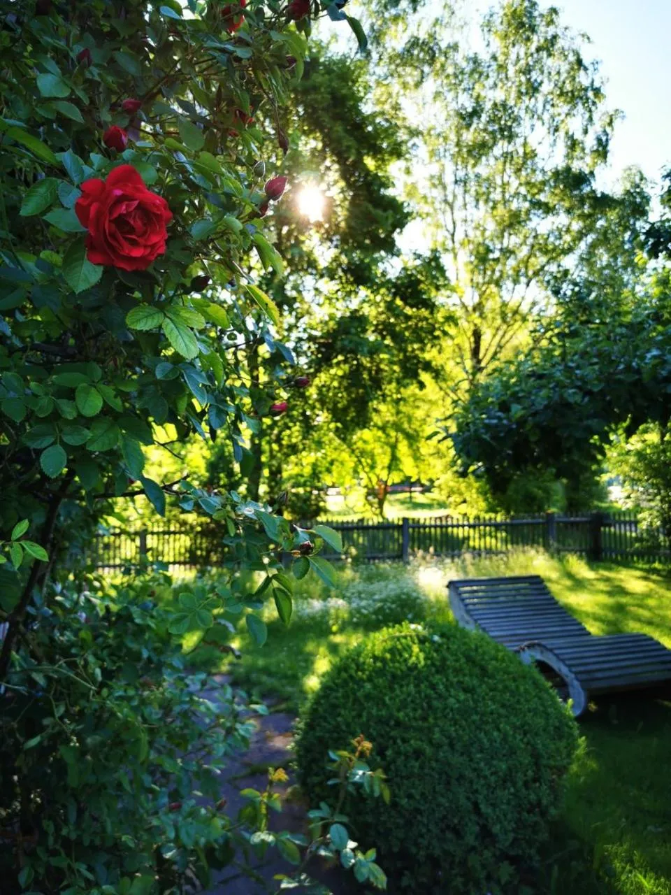 Garden in Gästehaus Neu am Passionstheater