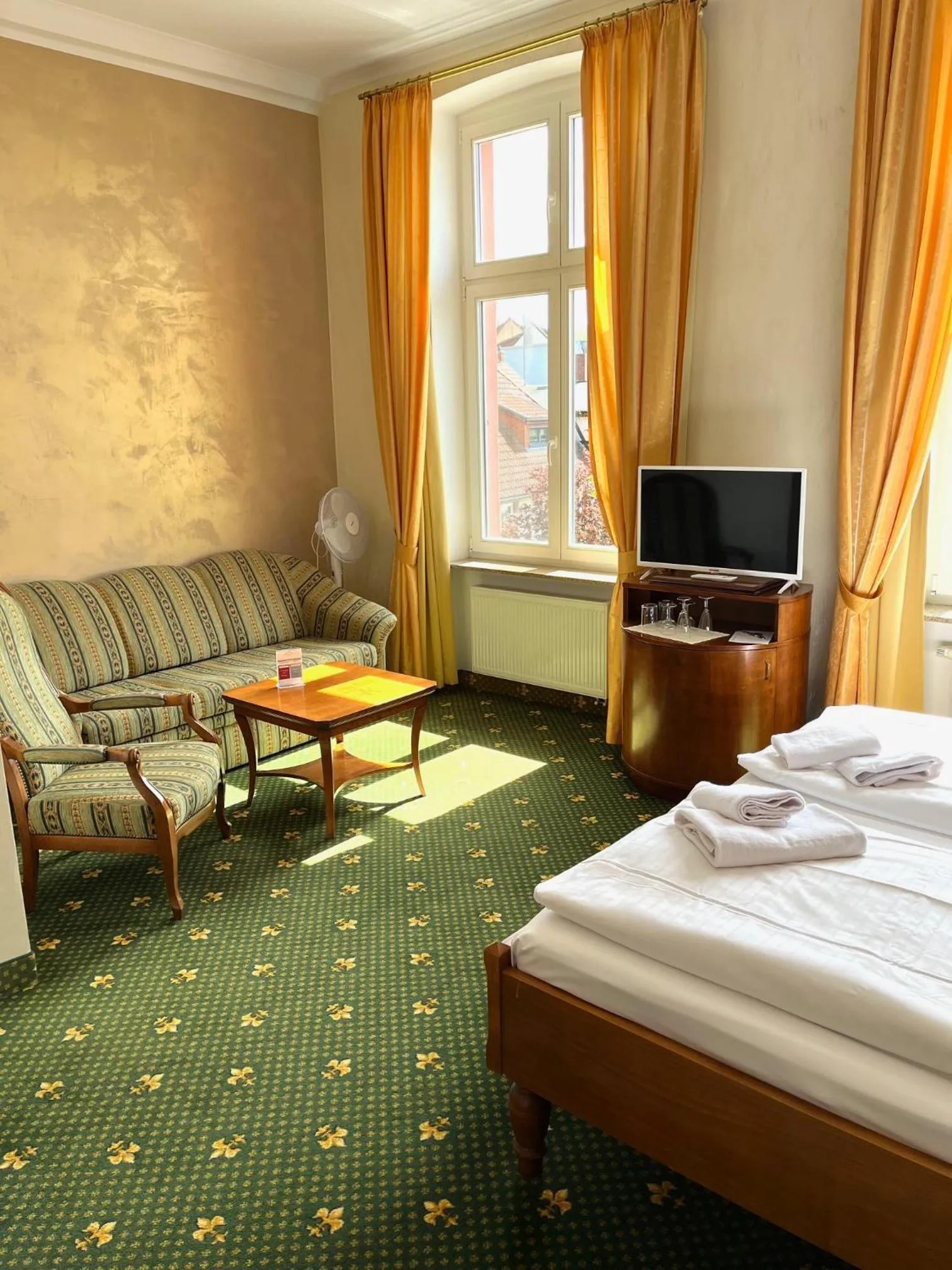 Photo of the whole room, Bed in Waren Müritz Hotel Harmonie