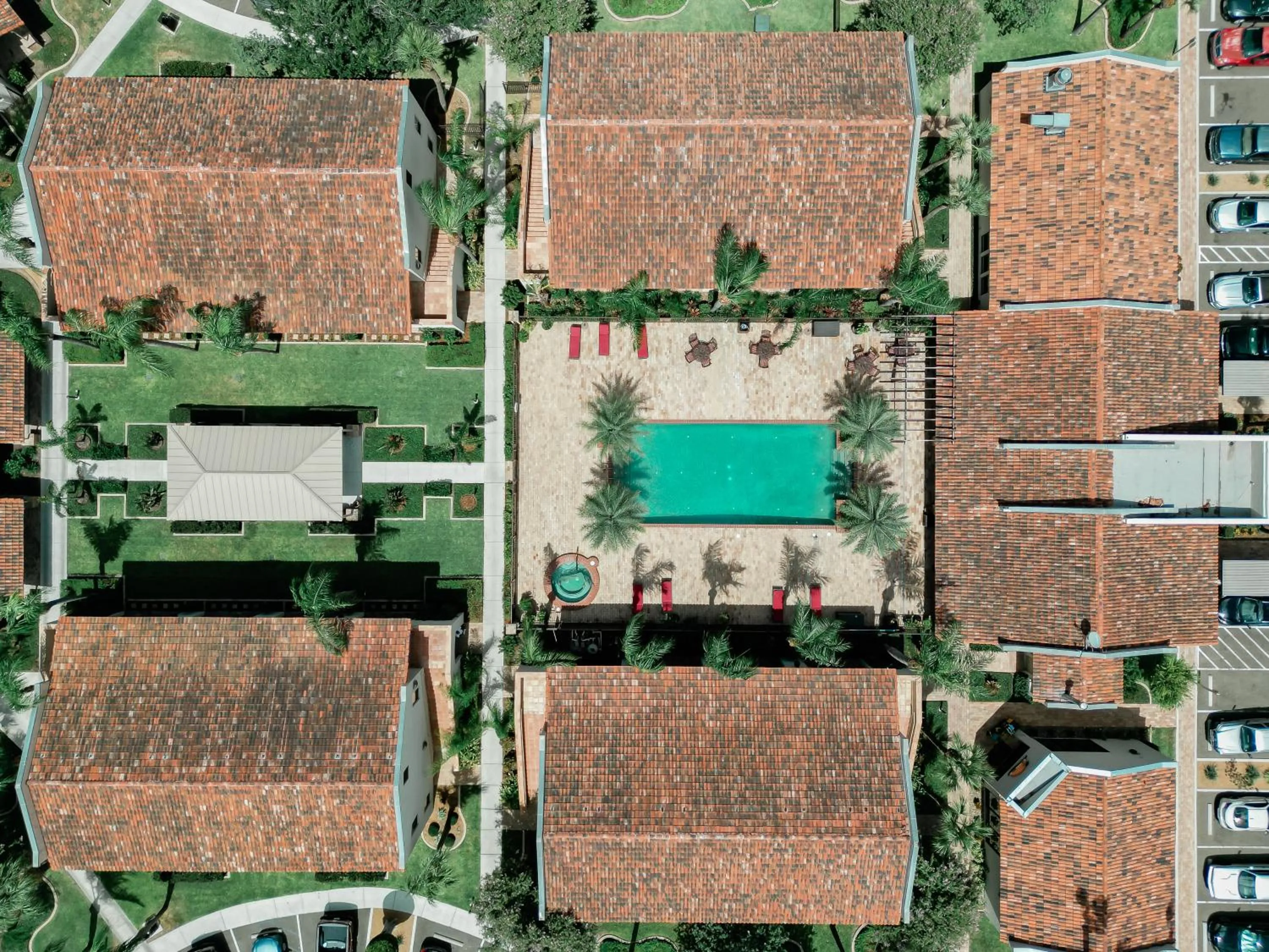 Swimming pool in The Bungalows on Shary