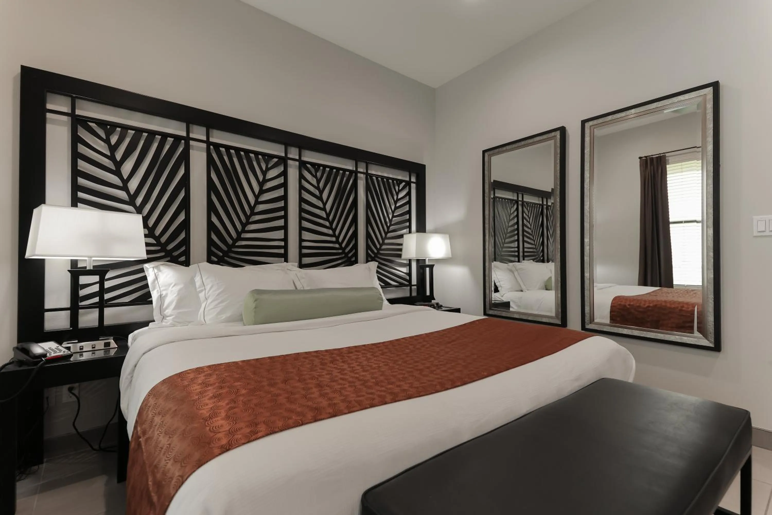 Bed in The Bungalows on Shary