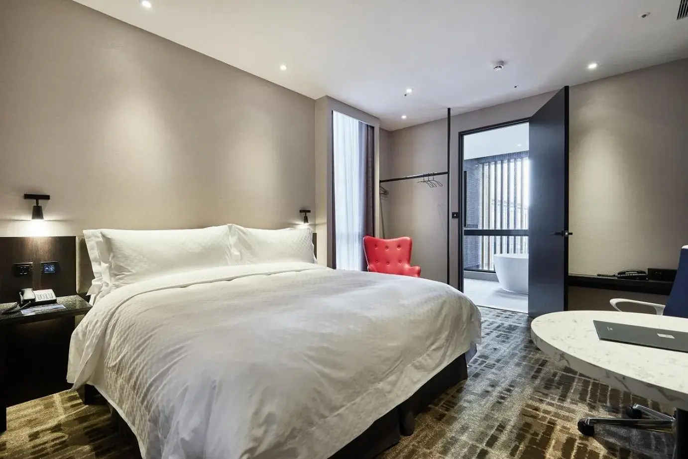 Photo of the whole room, Bed in The Tango Hotel Taipei Shilin Photo of the whole room, Bed in The Tango Hotel Taipei Shilin