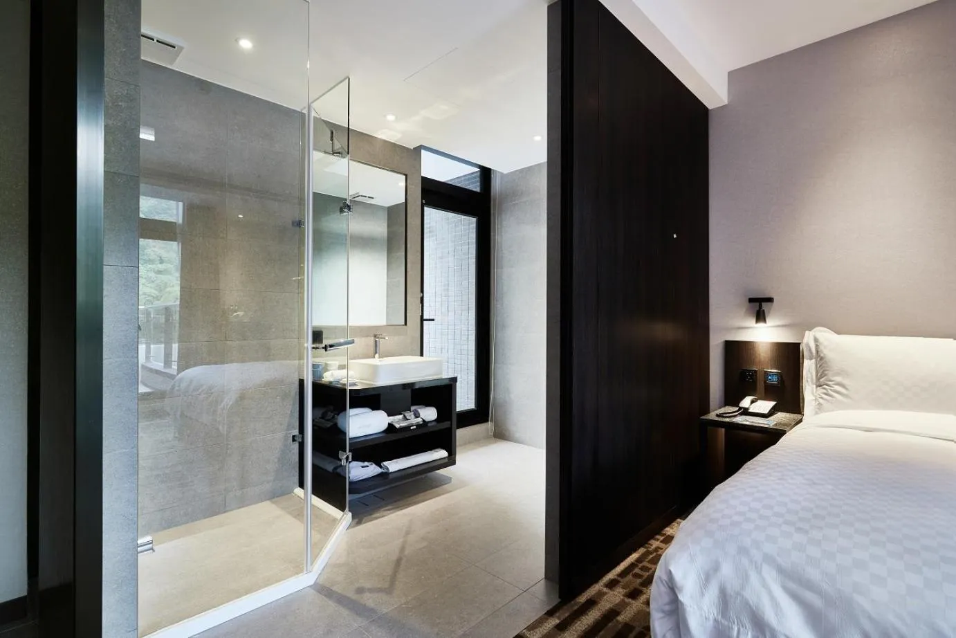 Photo of the whole room, Bed in The Tango Hotel Taipei Shilin