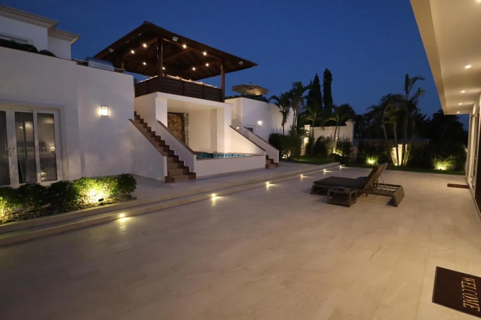 Property building in Sunset View Pool Villa 7 BR 14-16 Persons