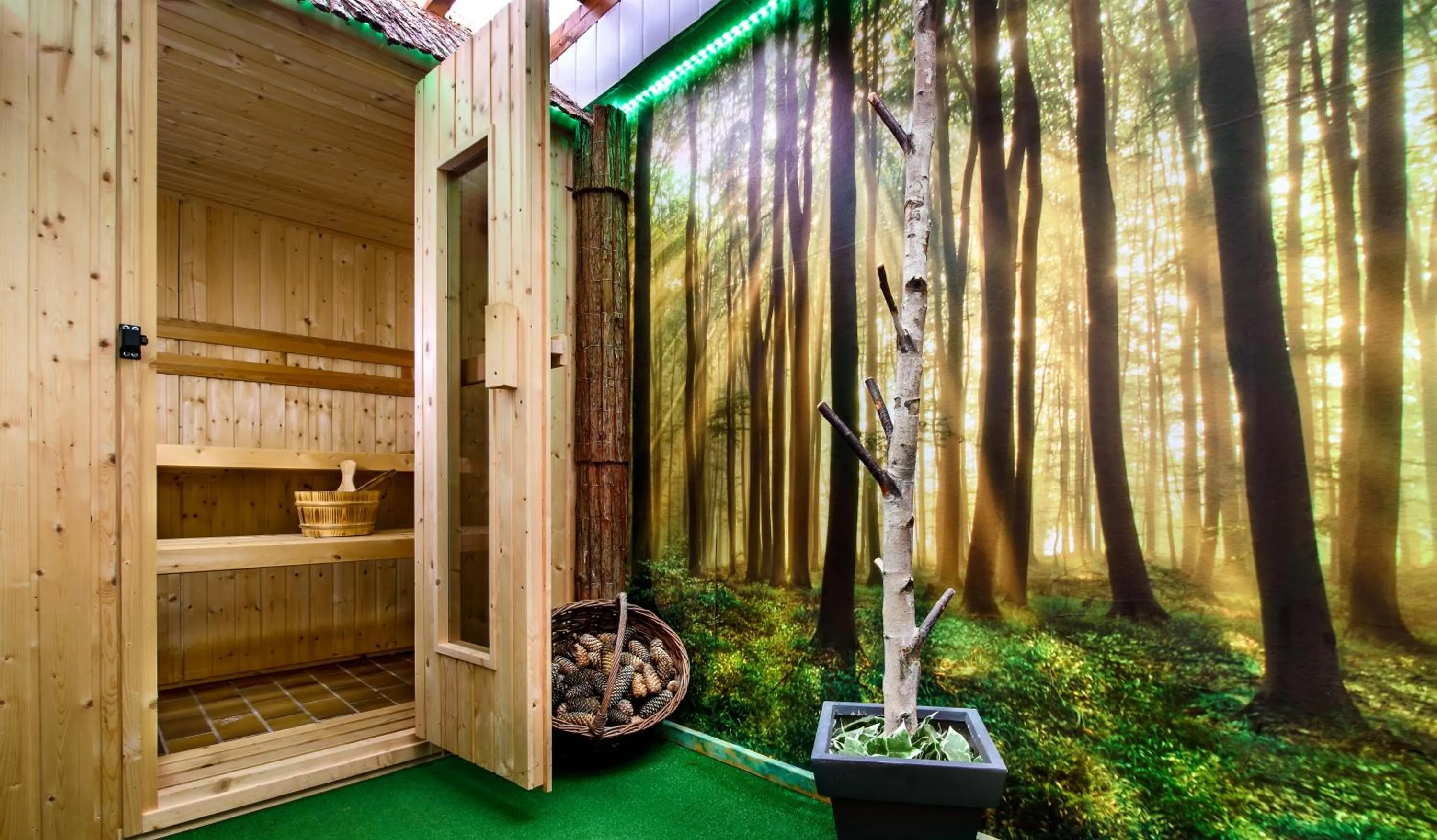 Sauna in Holzschuhs Schwarzwaldhotel