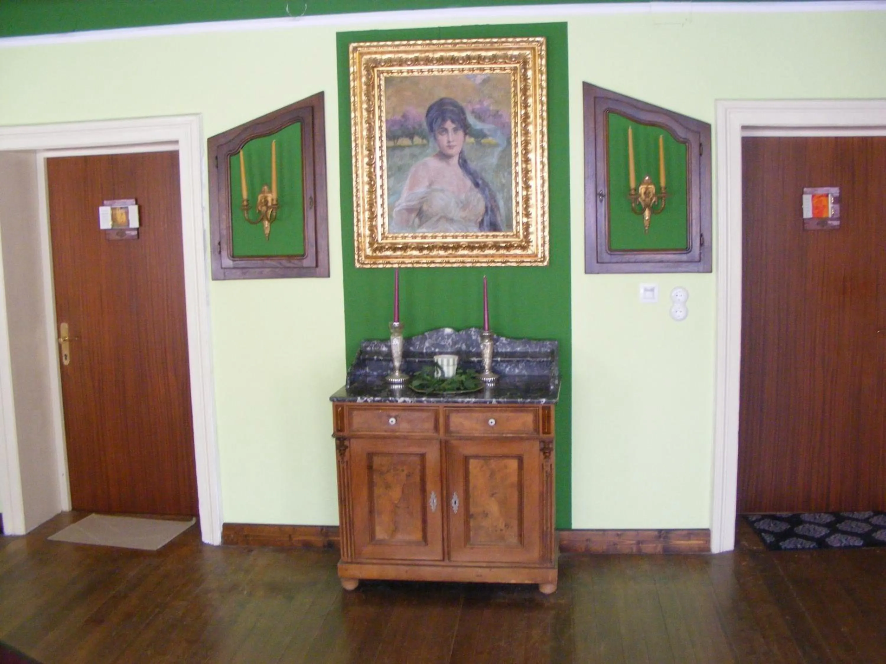 Communal lounge/ TV room in Landhaus Gritschacher