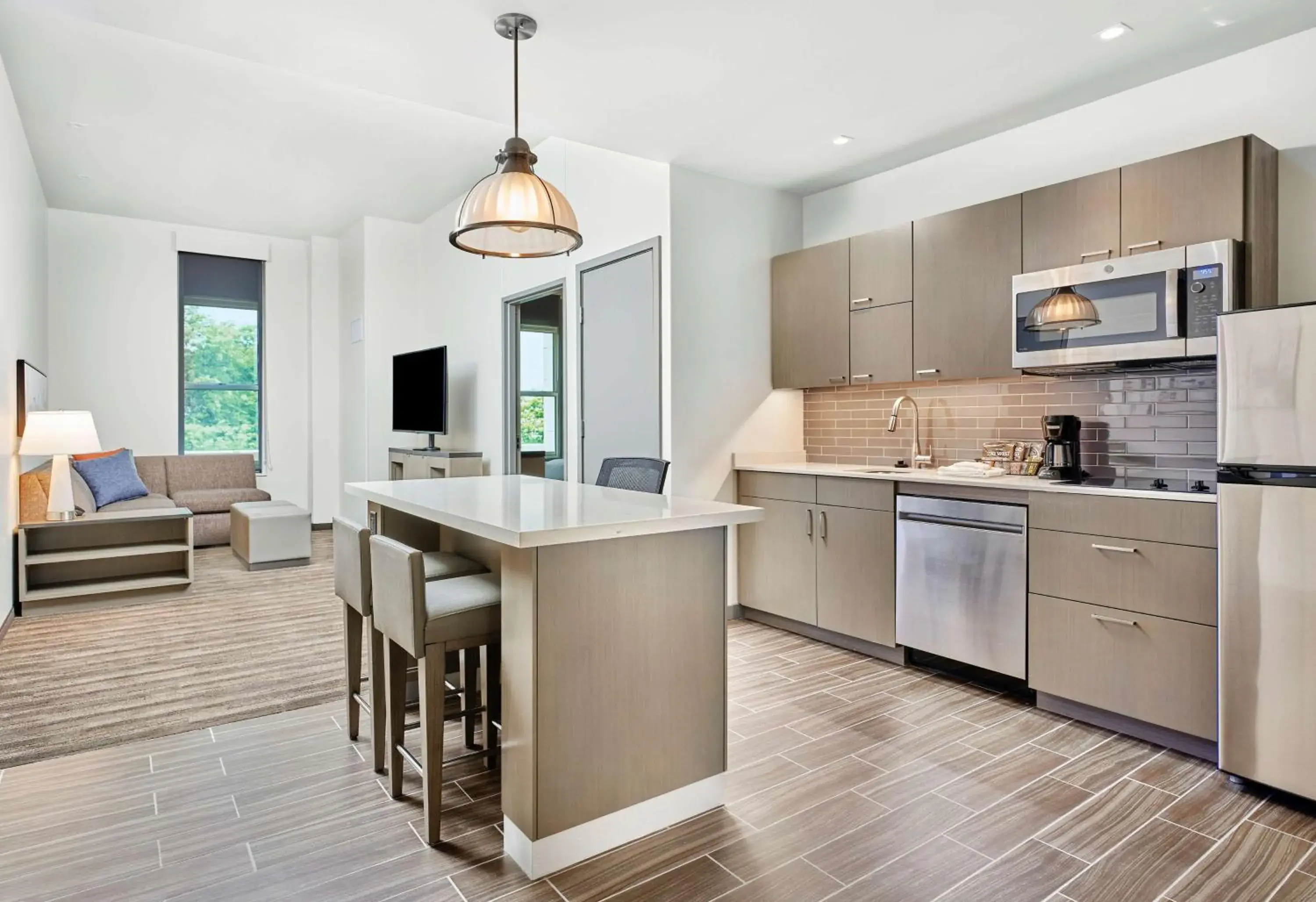 One-Bedroom Specialty King Suite with Kitchen and Sofa Bed - Disability Access in Hyatt House Chicago Medical/University District One-Bedroom Specialty King Suite with Kitchen and Sofa Bed - Disability Access in Hyatt House Chicago Medical/University District