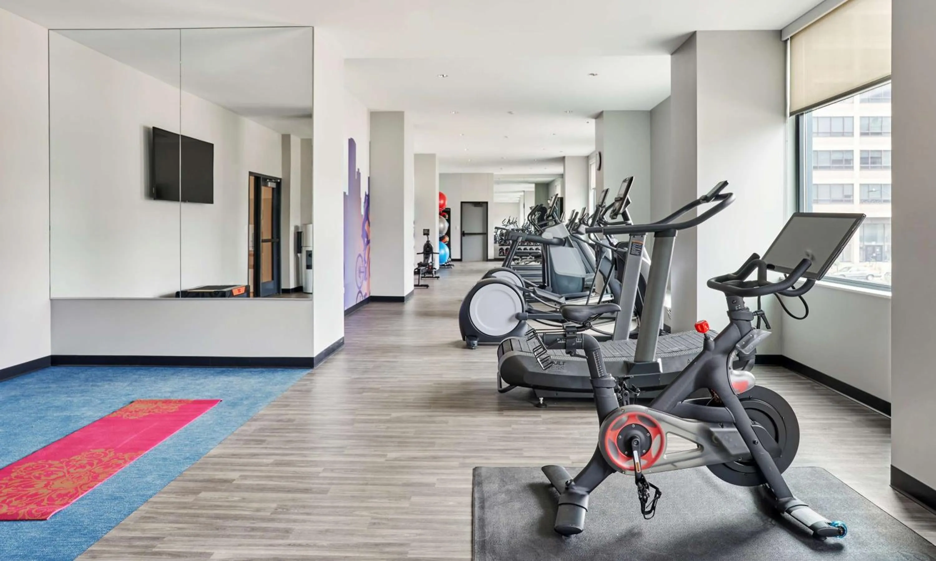 Fitness centre/facilities in Hyatt Place Chicago Medical/University District