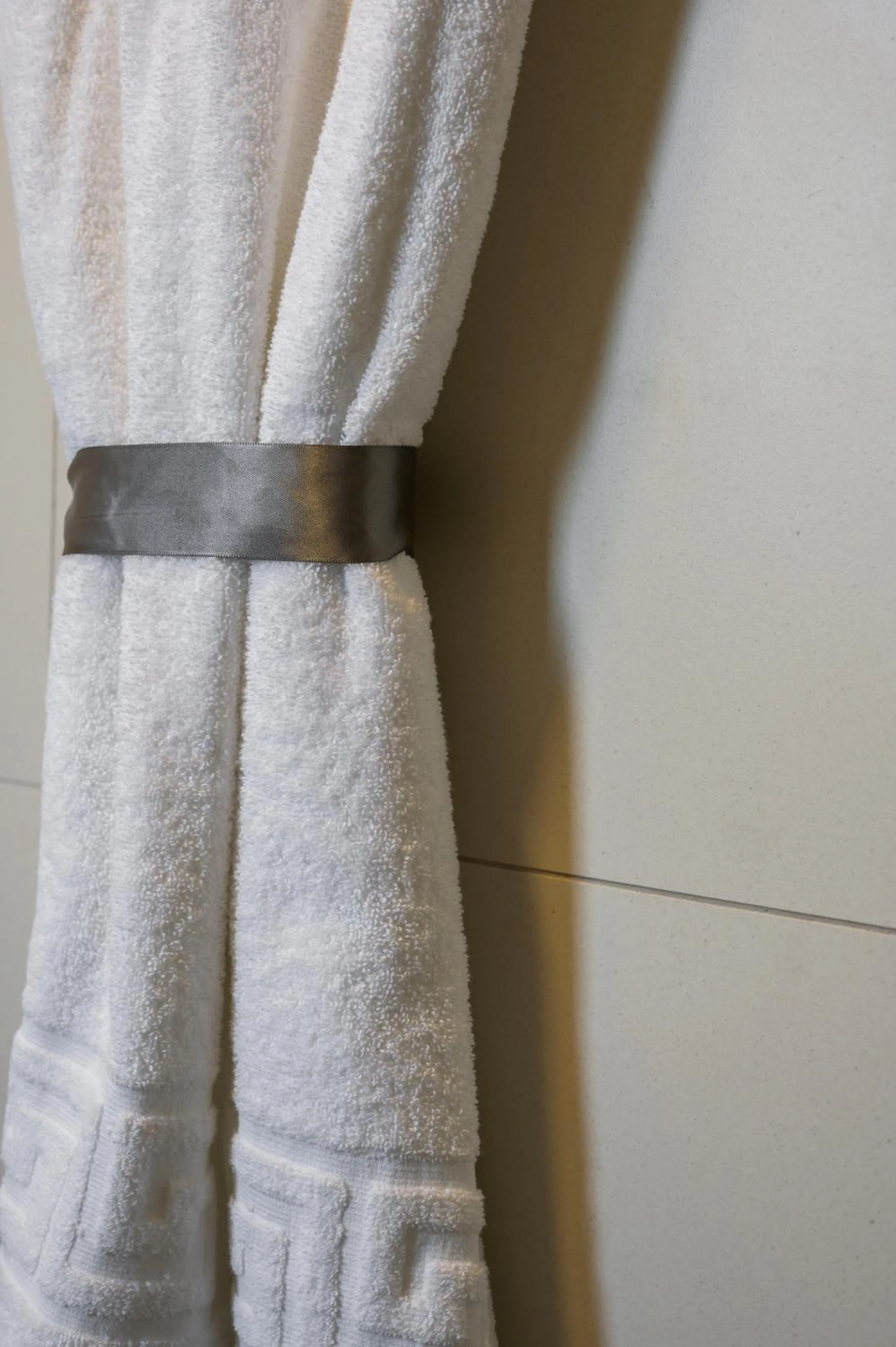 Bathroom in Aegean Breeze Luxury Apartments next to the sea