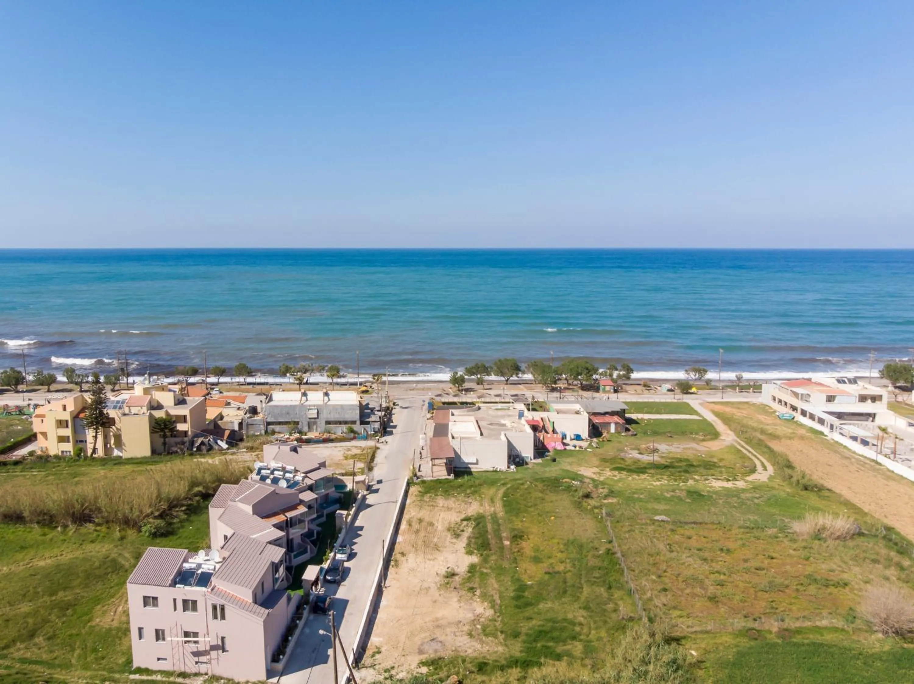 Bird's eye view in Aegean Breeze Luxury Apartments next to the sea