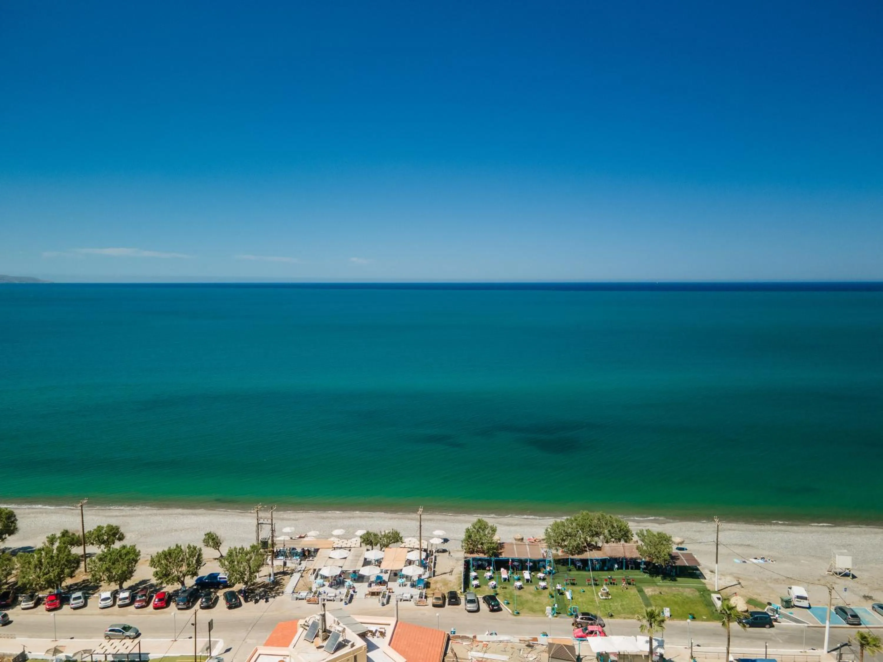 Bird's eye view in Aegean Breeze Luxury Apartments next to the sea
