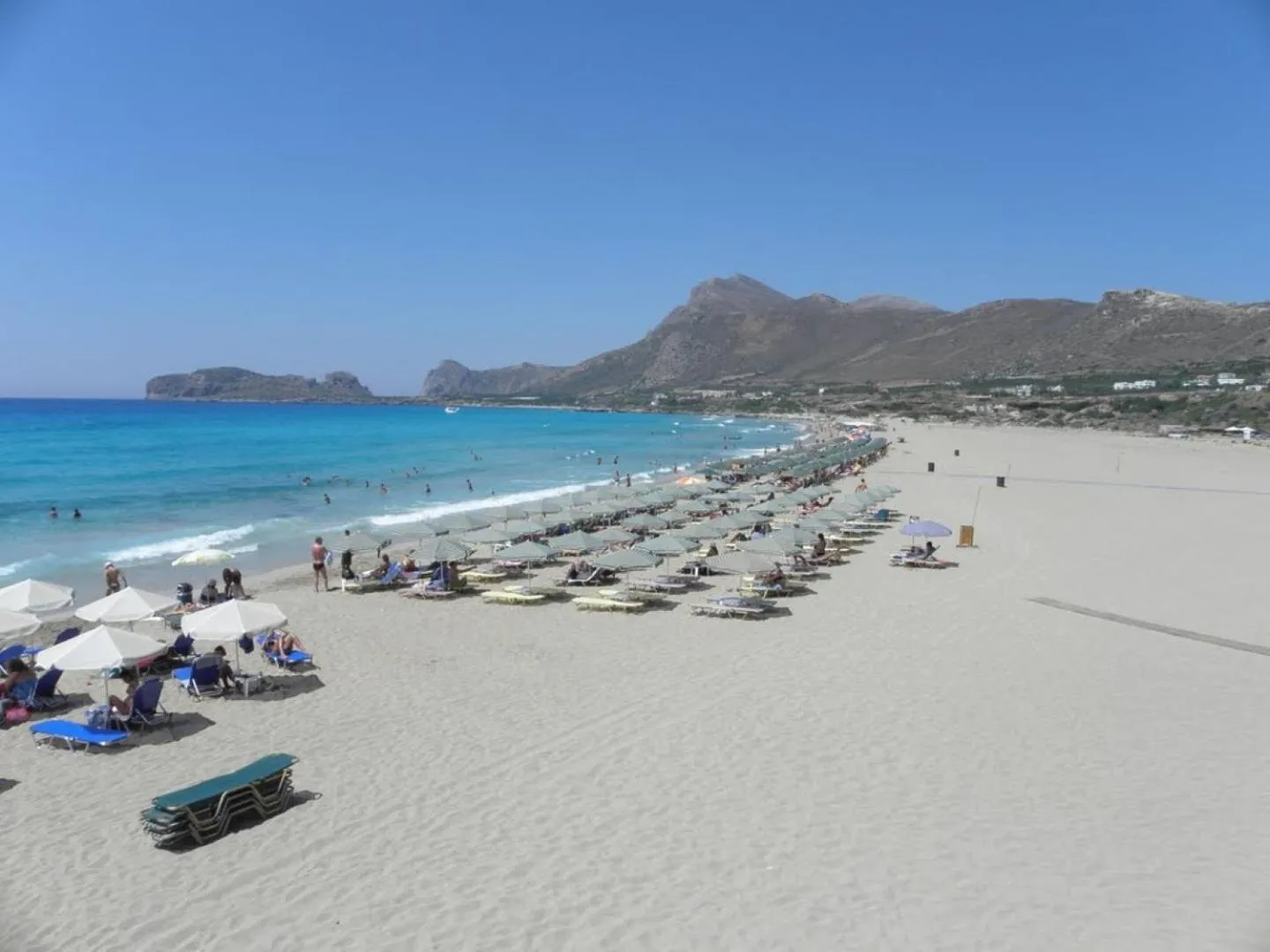 Beach in Aegean Breeze Luxury Apartments next to the sea