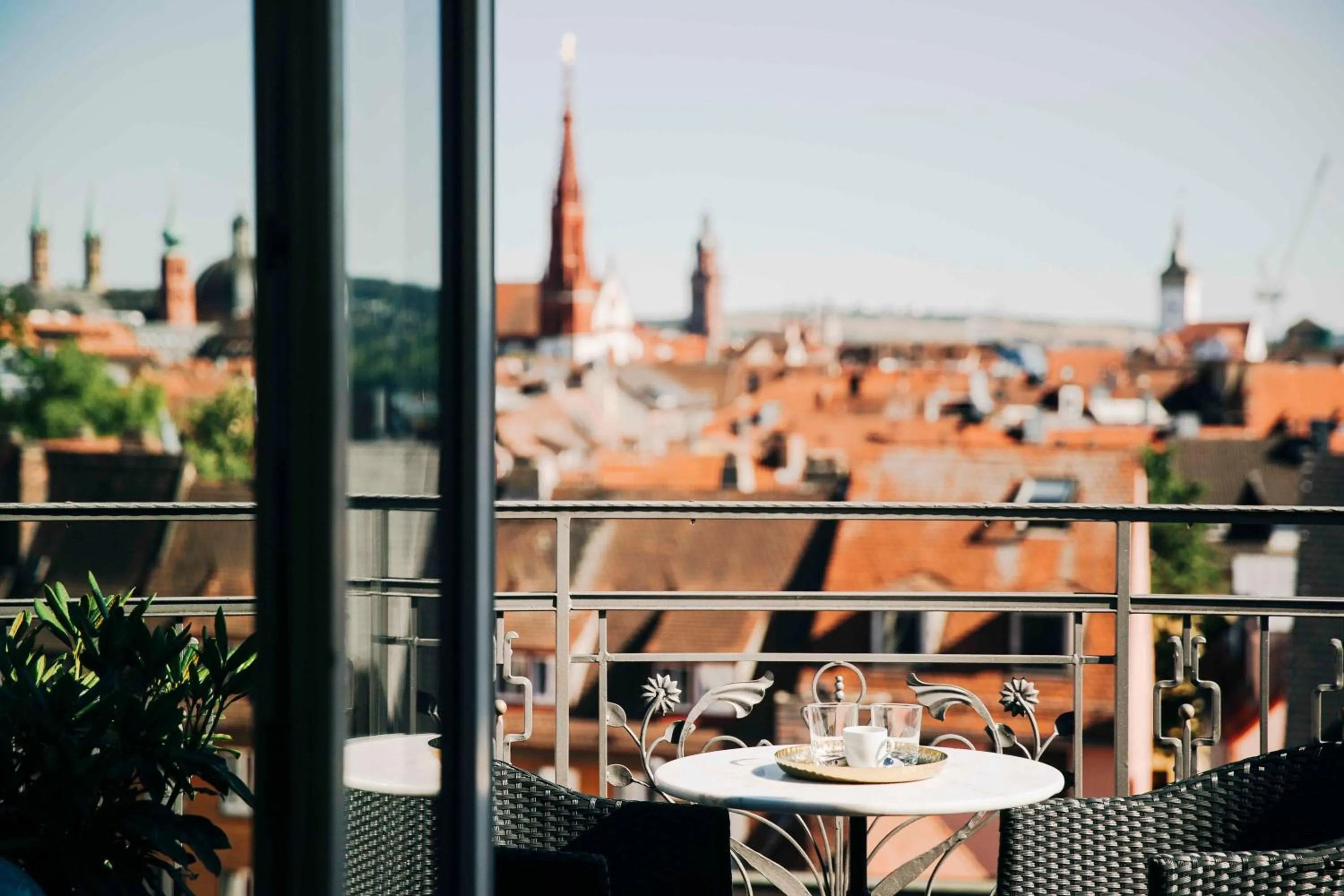 Balcony/Terrace in DAS v EVERT Hotel - am Congress Centrum Würzburg