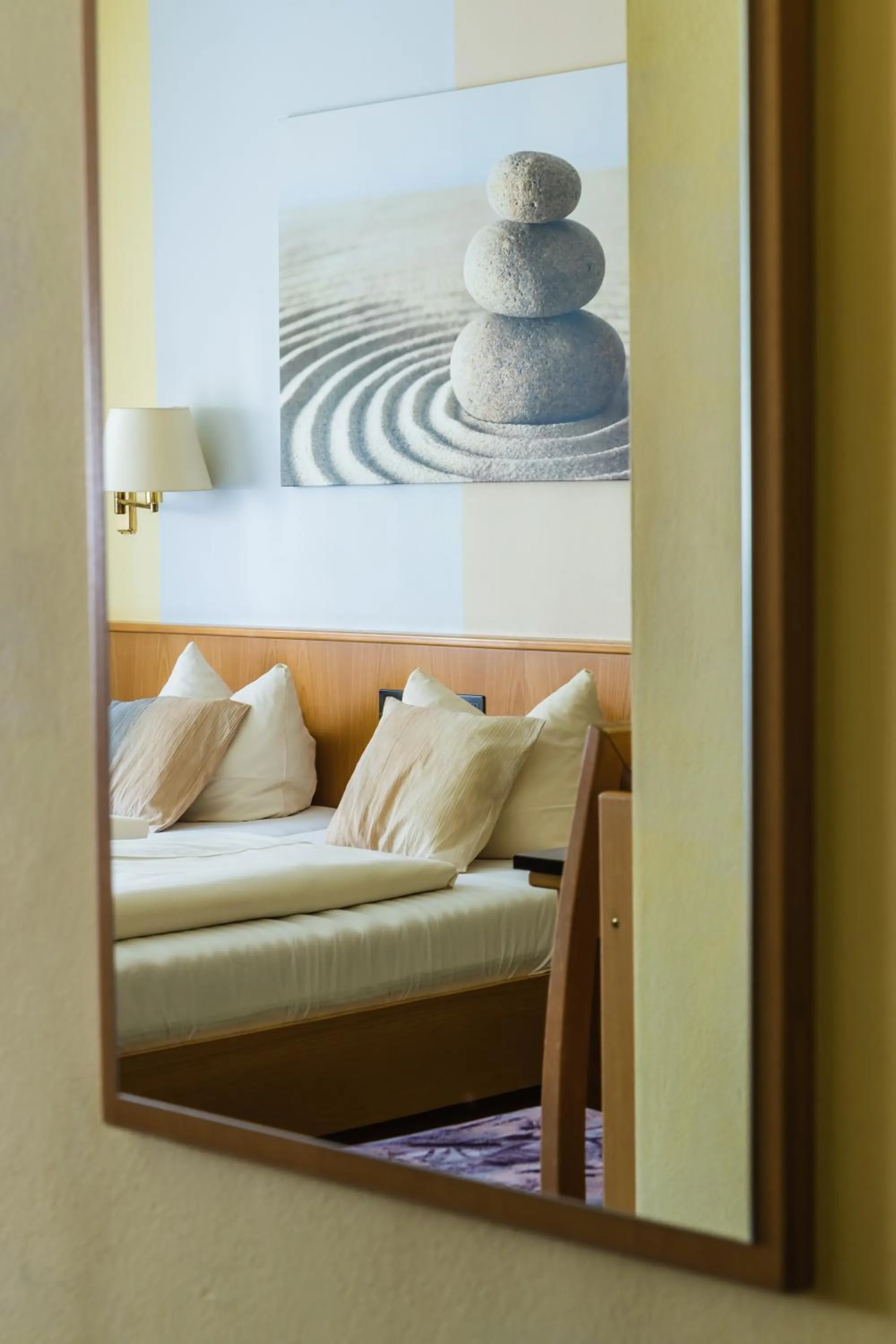 Bed in Hotelpension zum Gockl