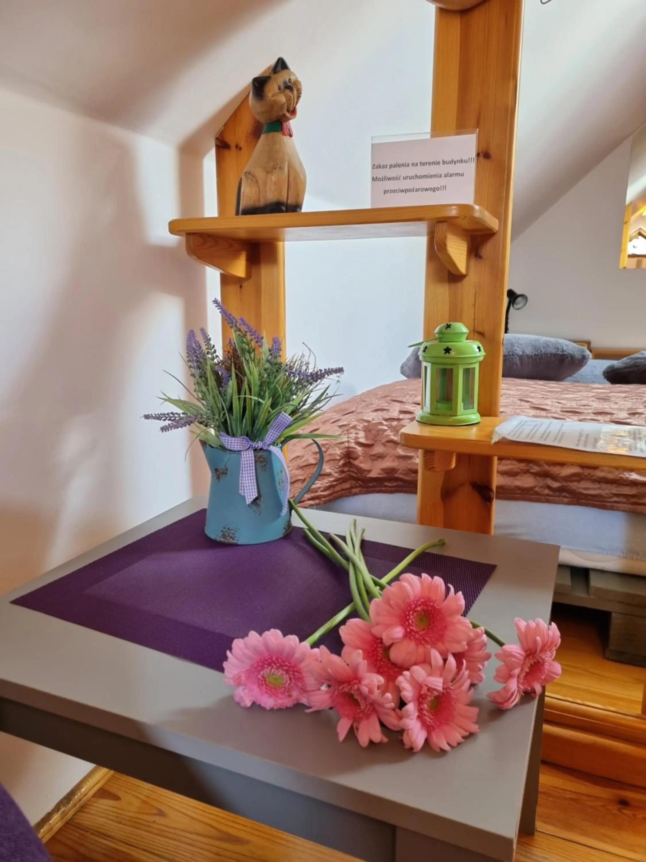 Bed in Karczma Regionalna Młyn -pokoje gościne