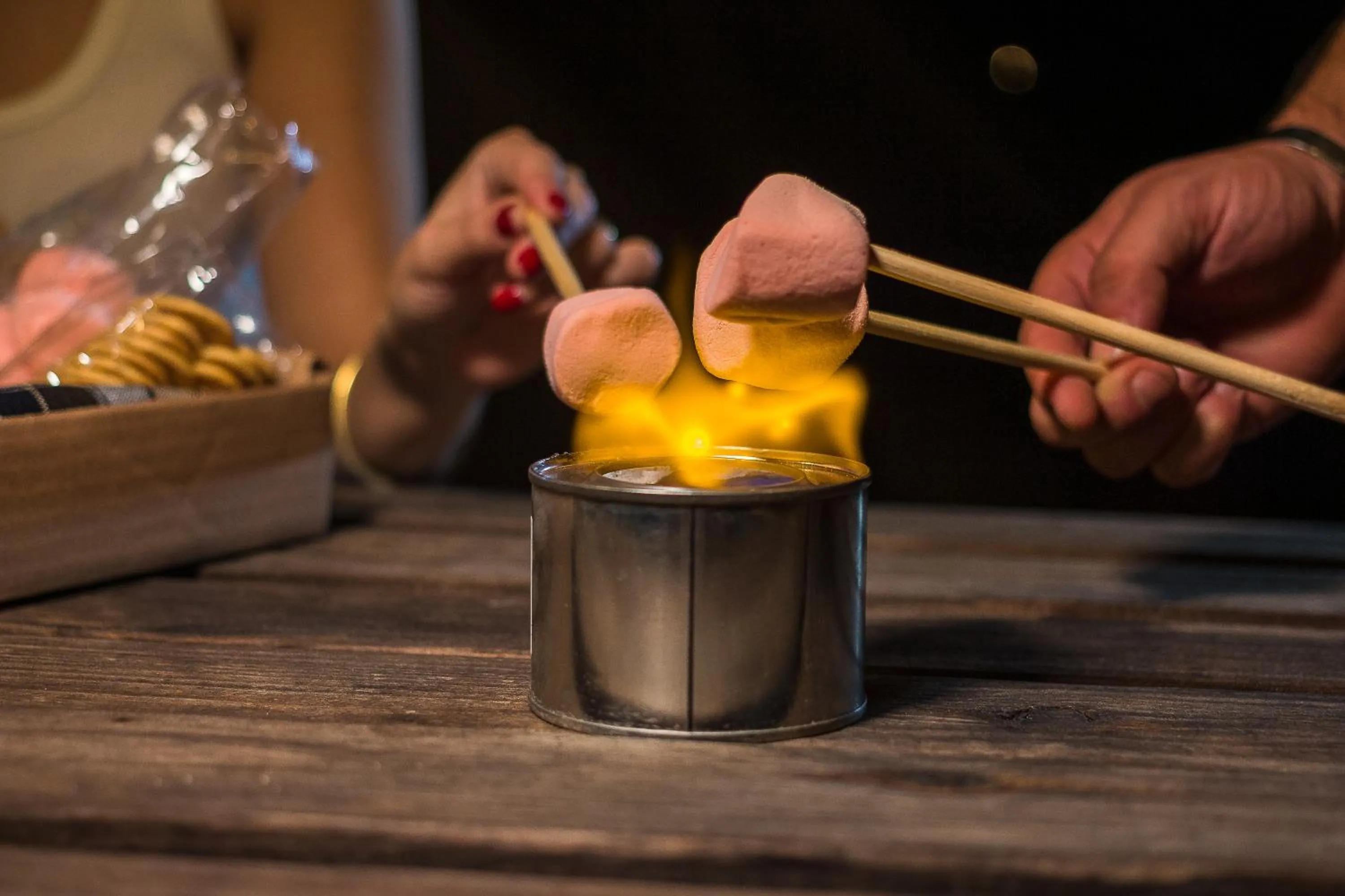 Food and drinks in La Posada en el Potrero Chico