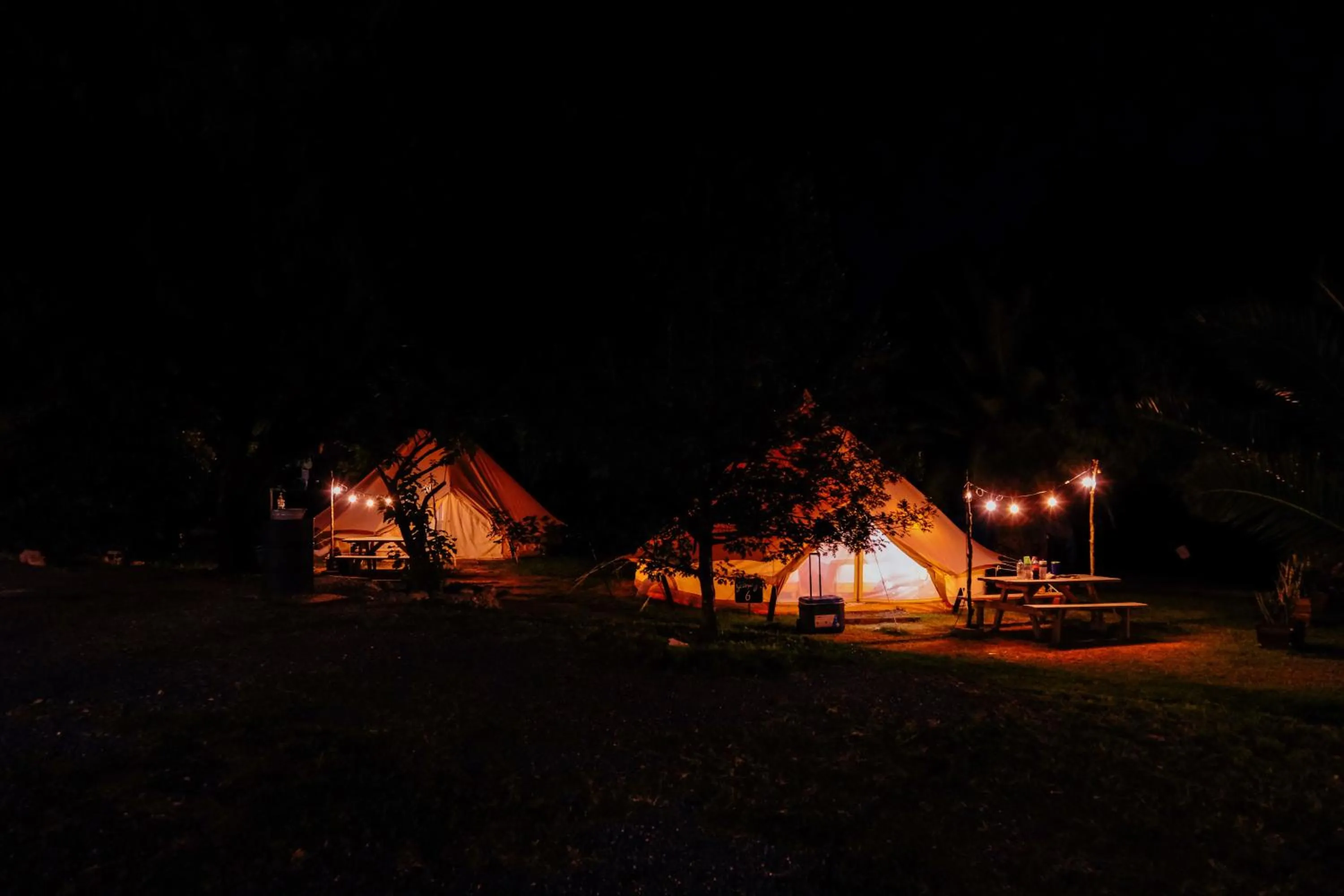 Night in La Posada en el Potrero Chico