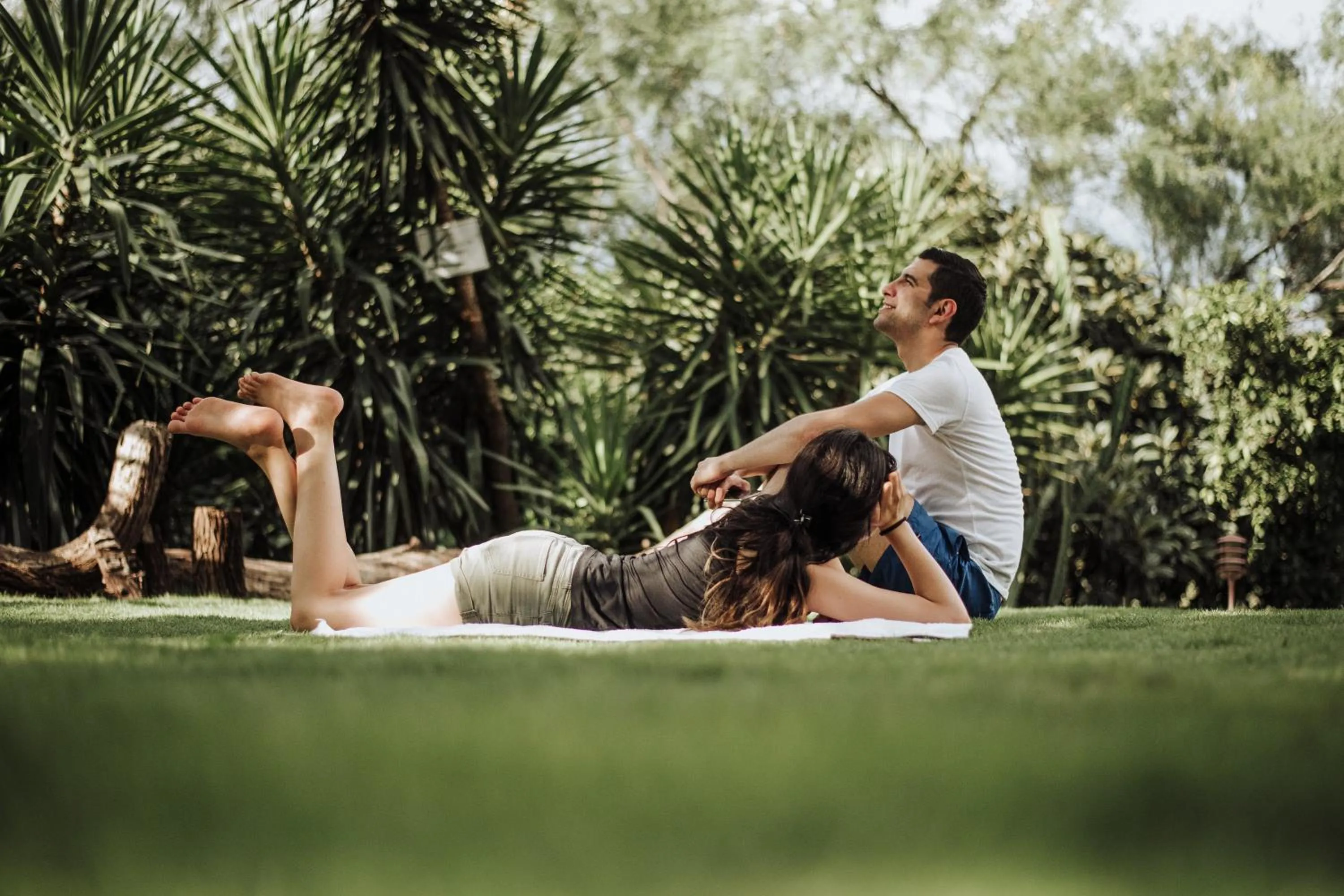 Garden in La Posada en el Potrero Chico