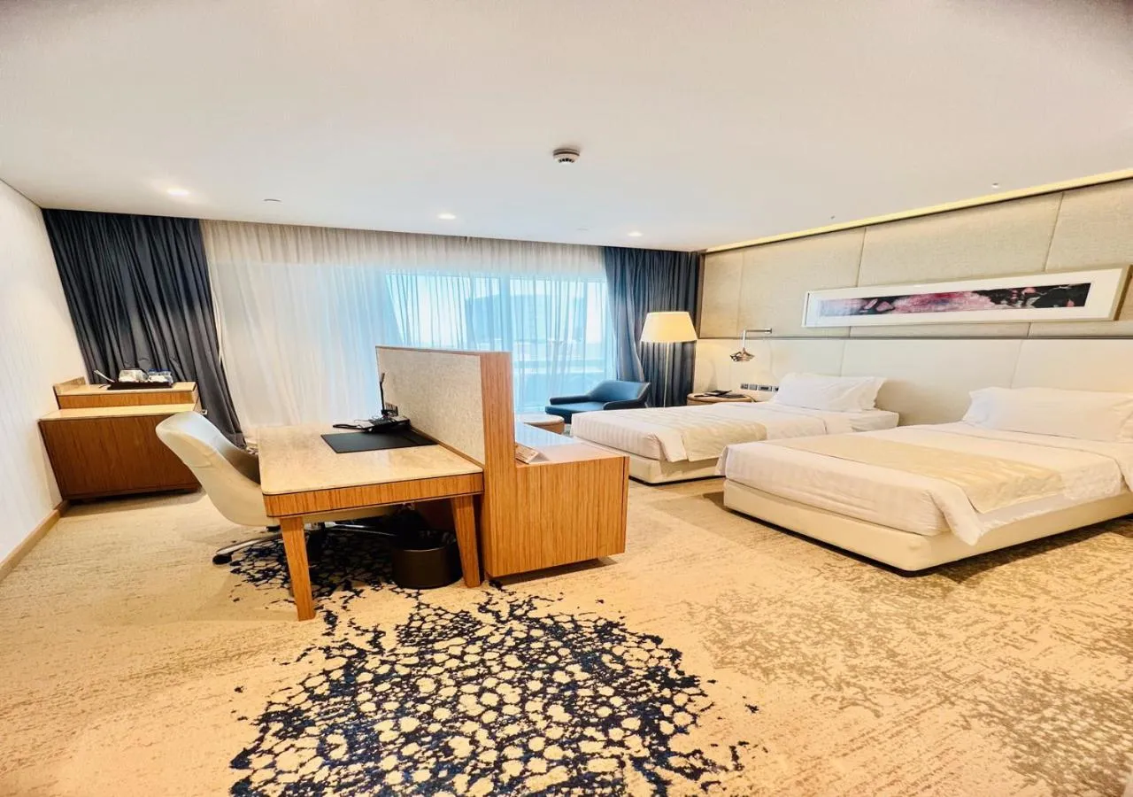 Photo of the whole room, Bed in Jouri a Murwab hotel Doha