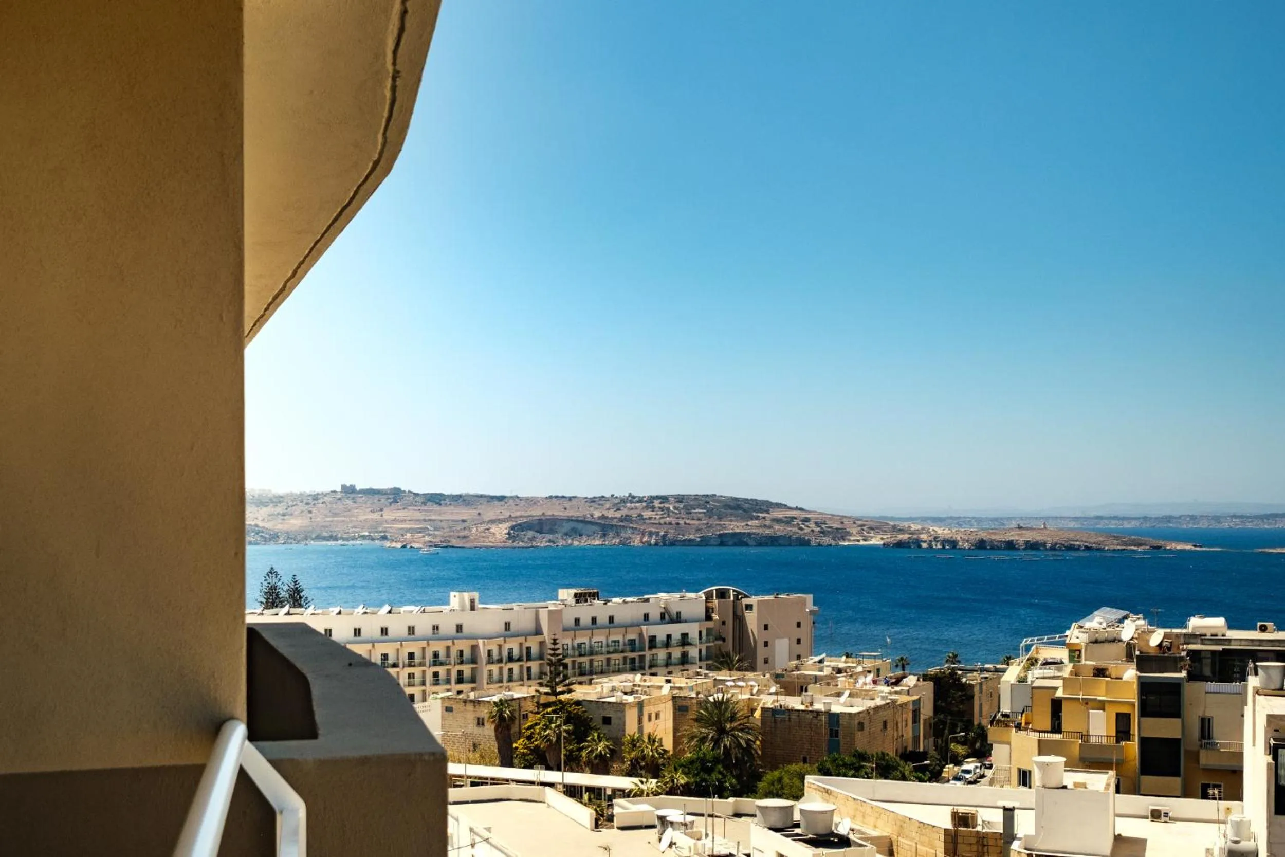Superior Double or Twin Room with Sea View in Mayflower Hotel Malta