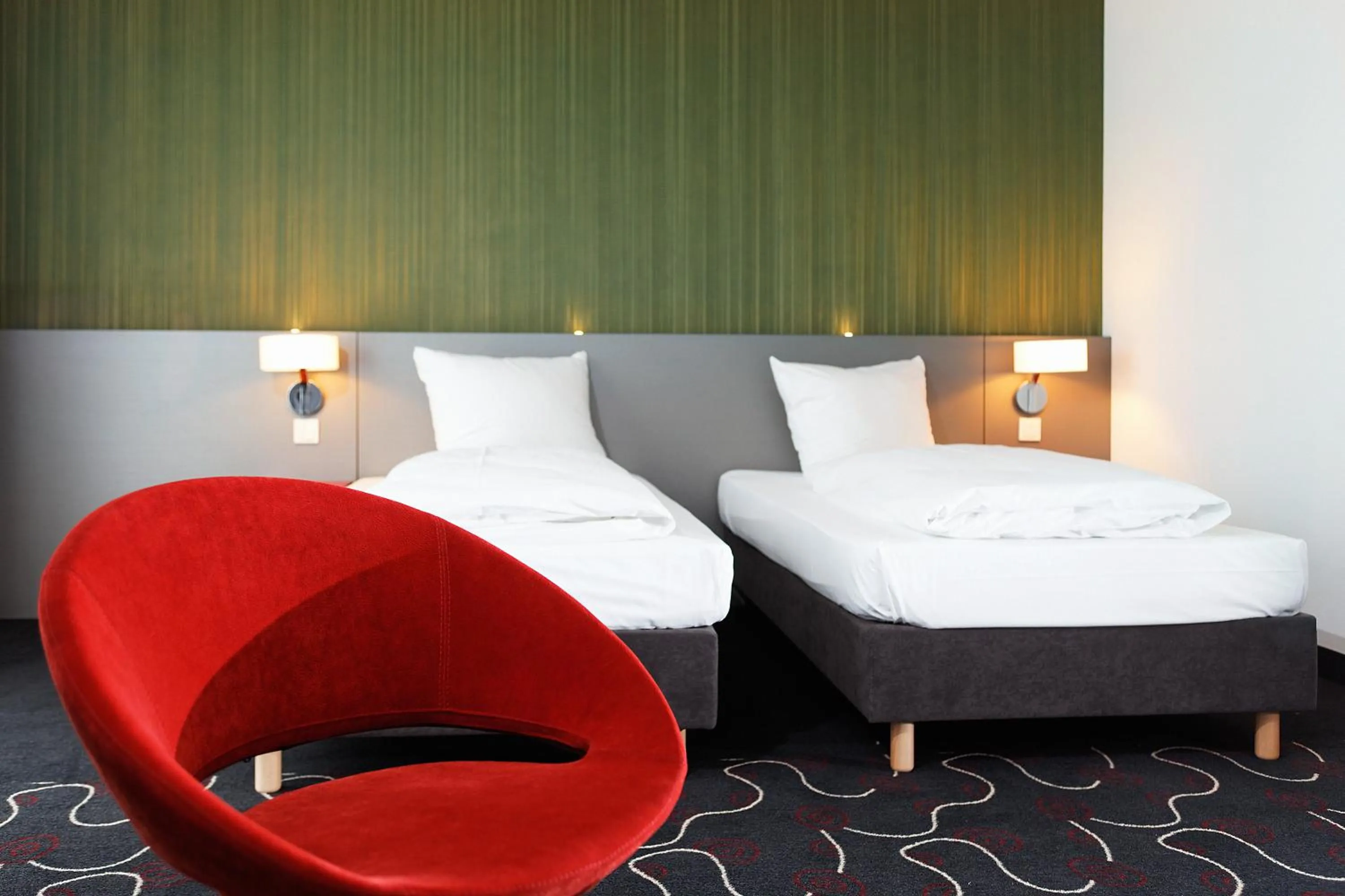 Bedroom in ibis Styles Stuttgart