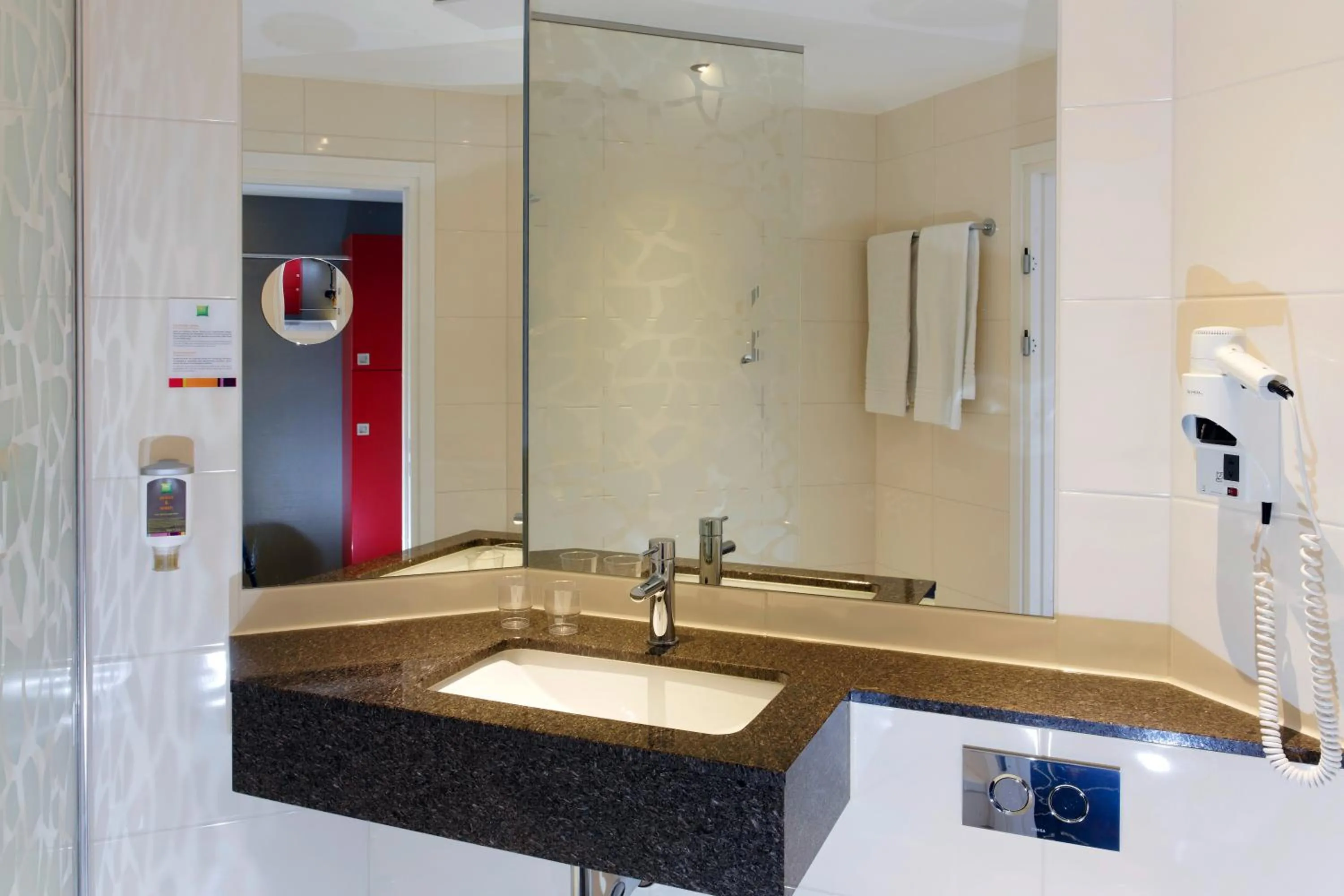 Bathroom in ibis Styles Stuttgart