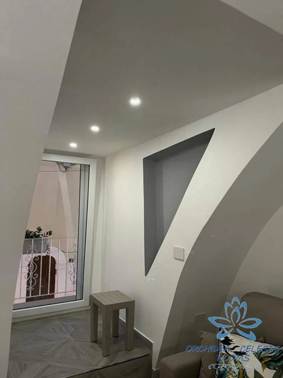 Decorative detail in B&B Orchidea Celeste