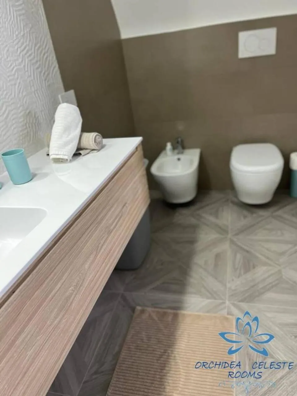 Bathroom in B&B Orchidea Celeste