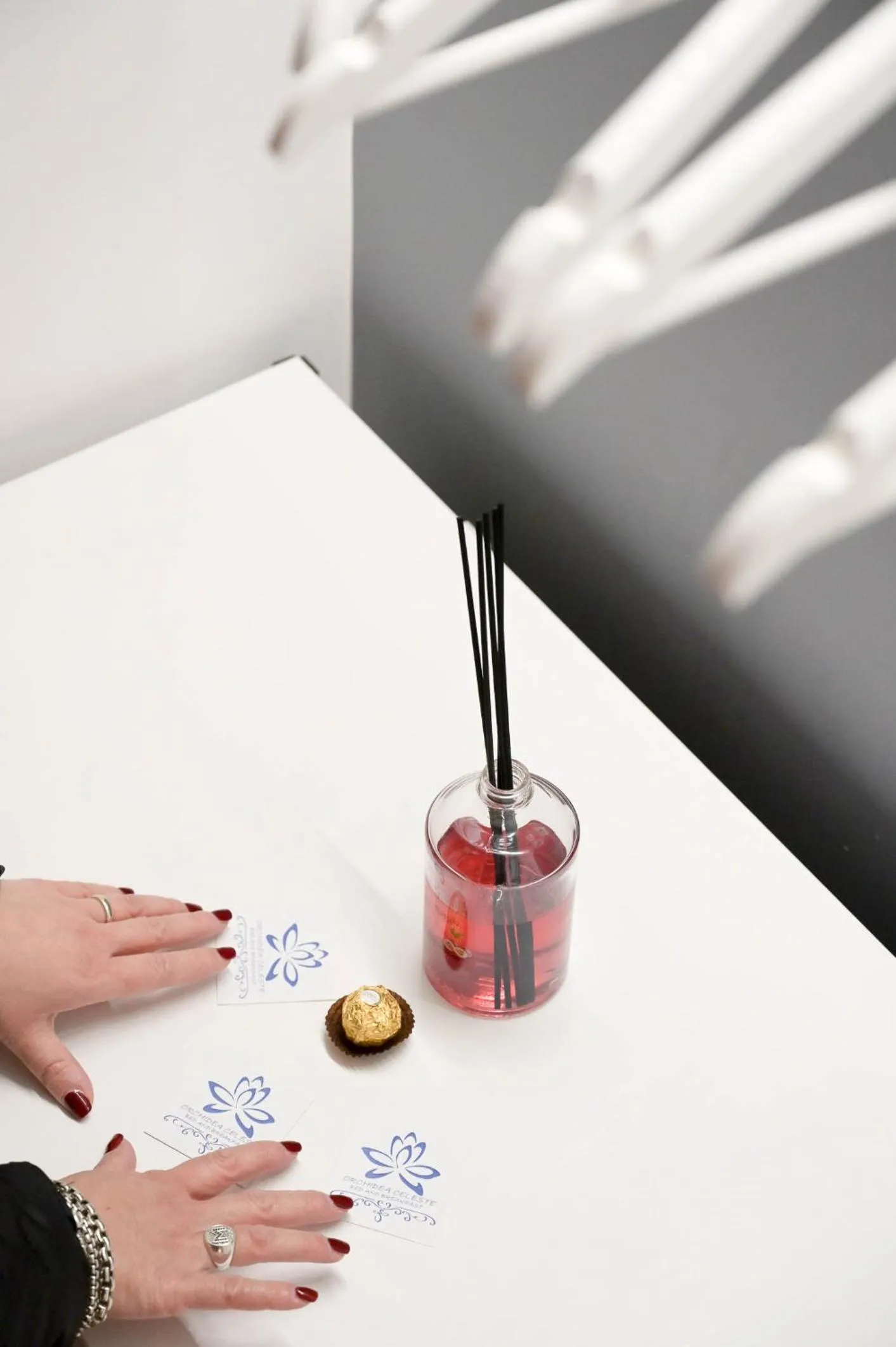 Decorative detail in B&B Orchidea Celeste