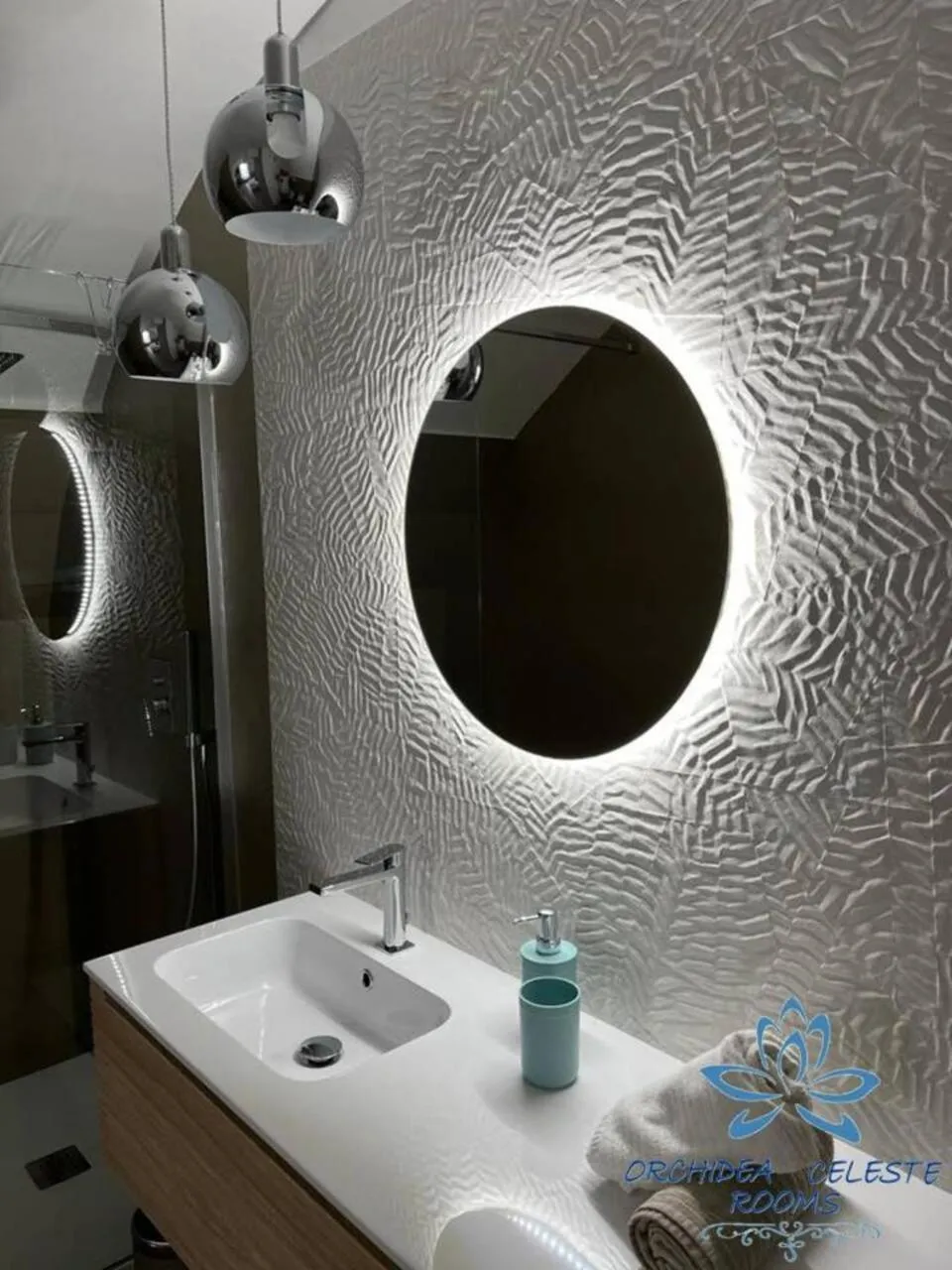 Bathroom in B&B Orchidea Celeste