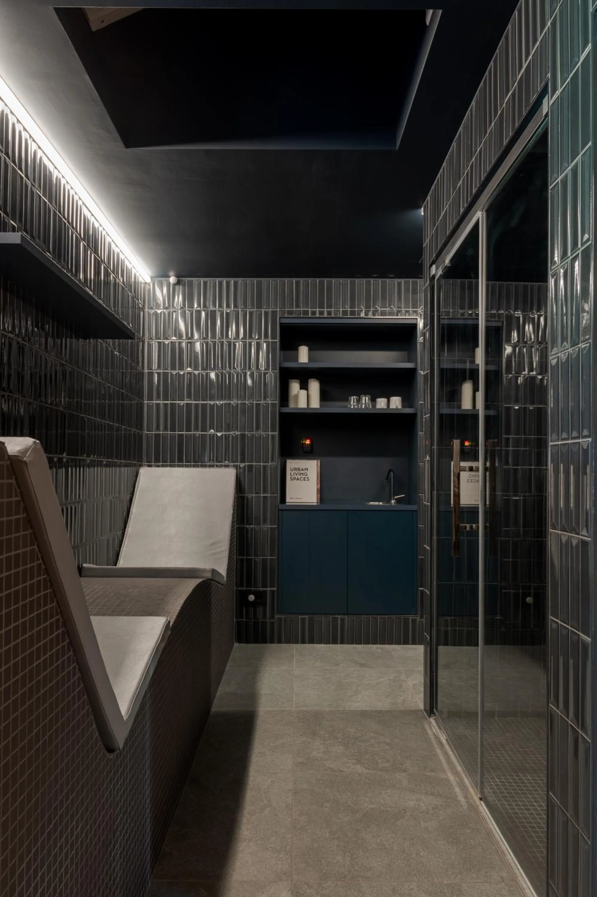 Sauna in Villa Sardino